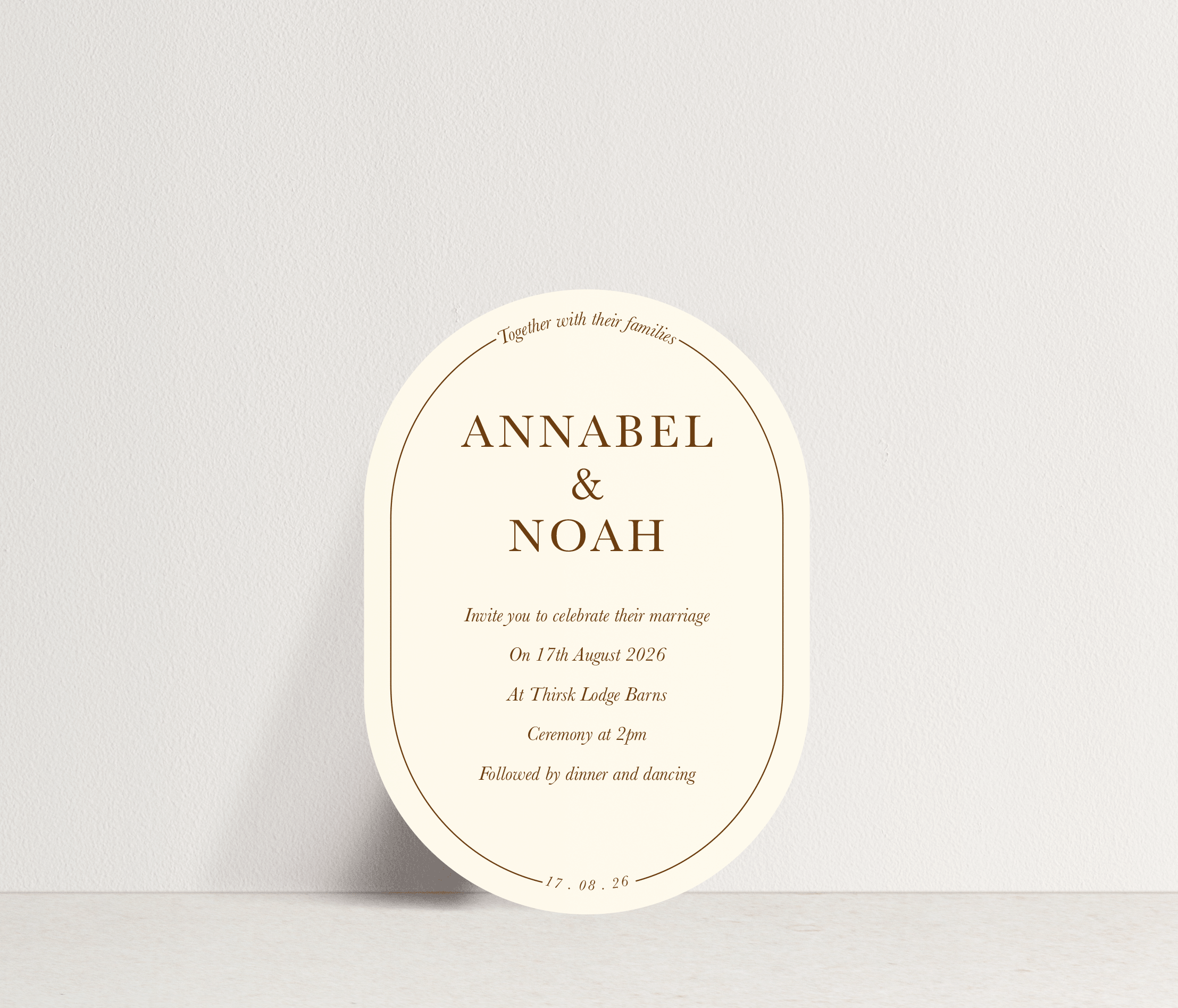 Annabel Invitation ~ 1 card