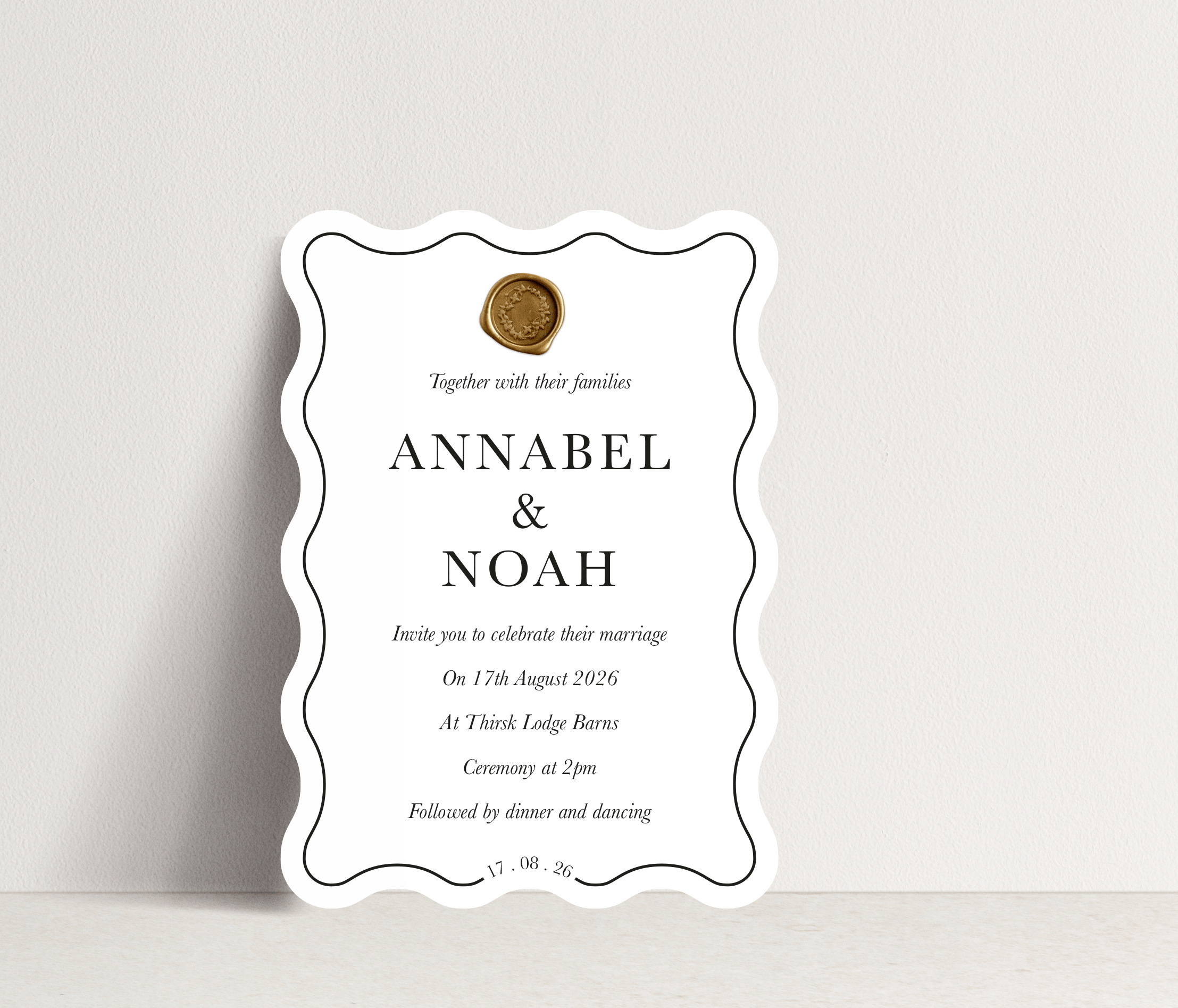 Annabel Invitation ~ 1 card