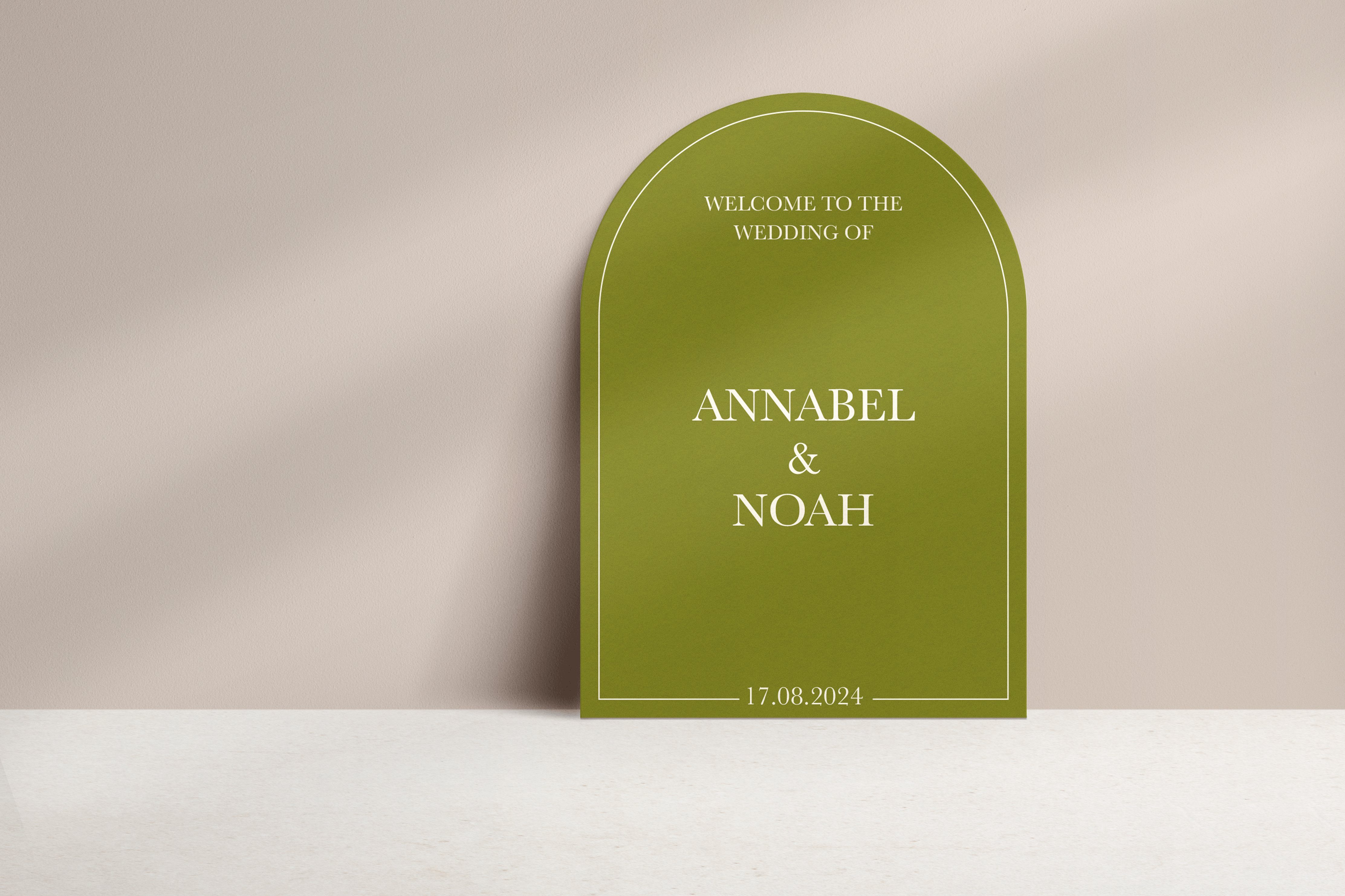 Annabel Welcome Sign