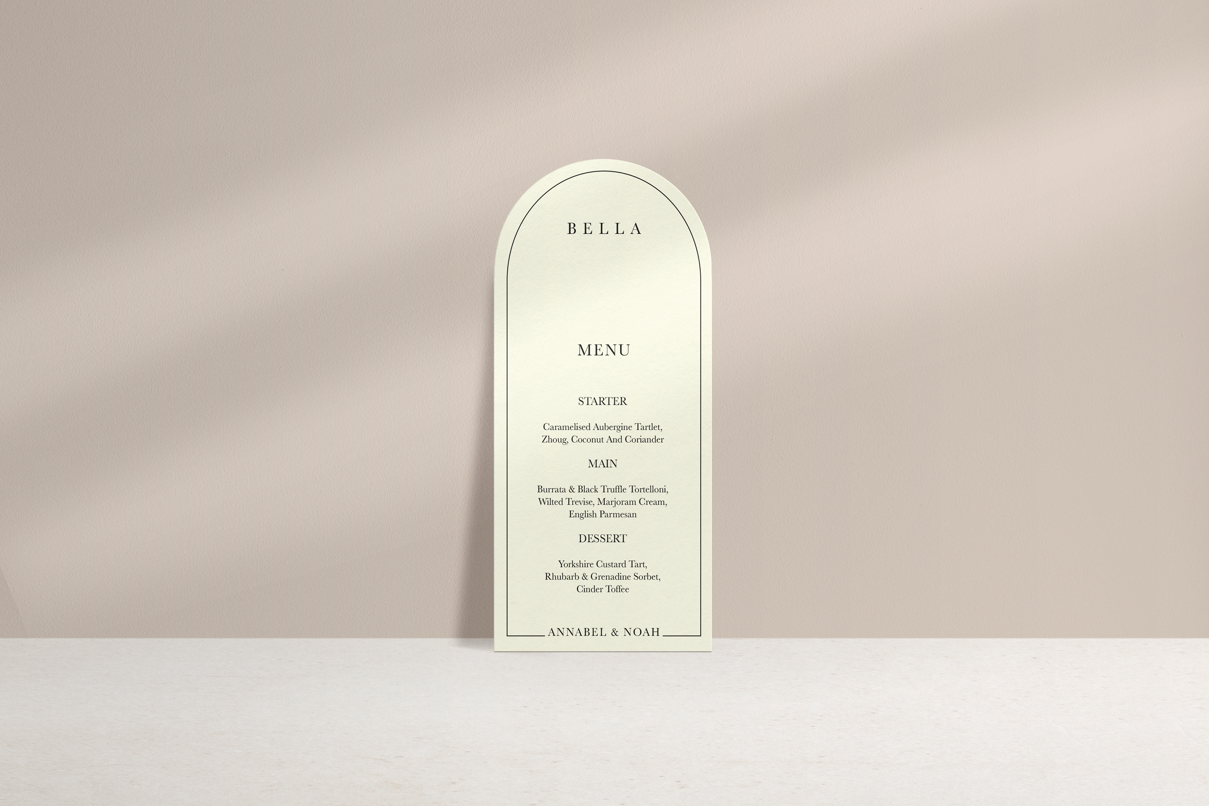 Annabel Menu