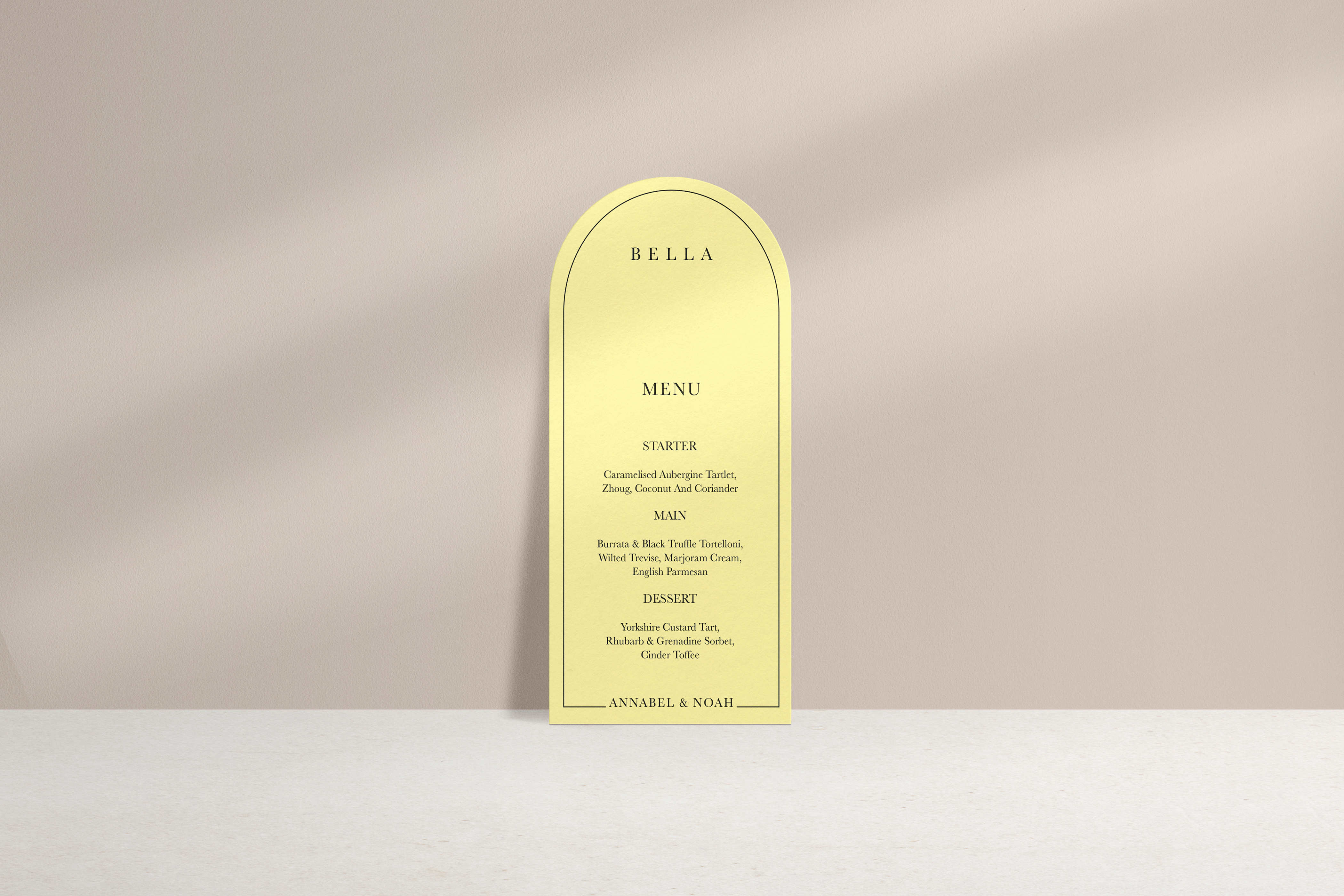 Annabel Menu