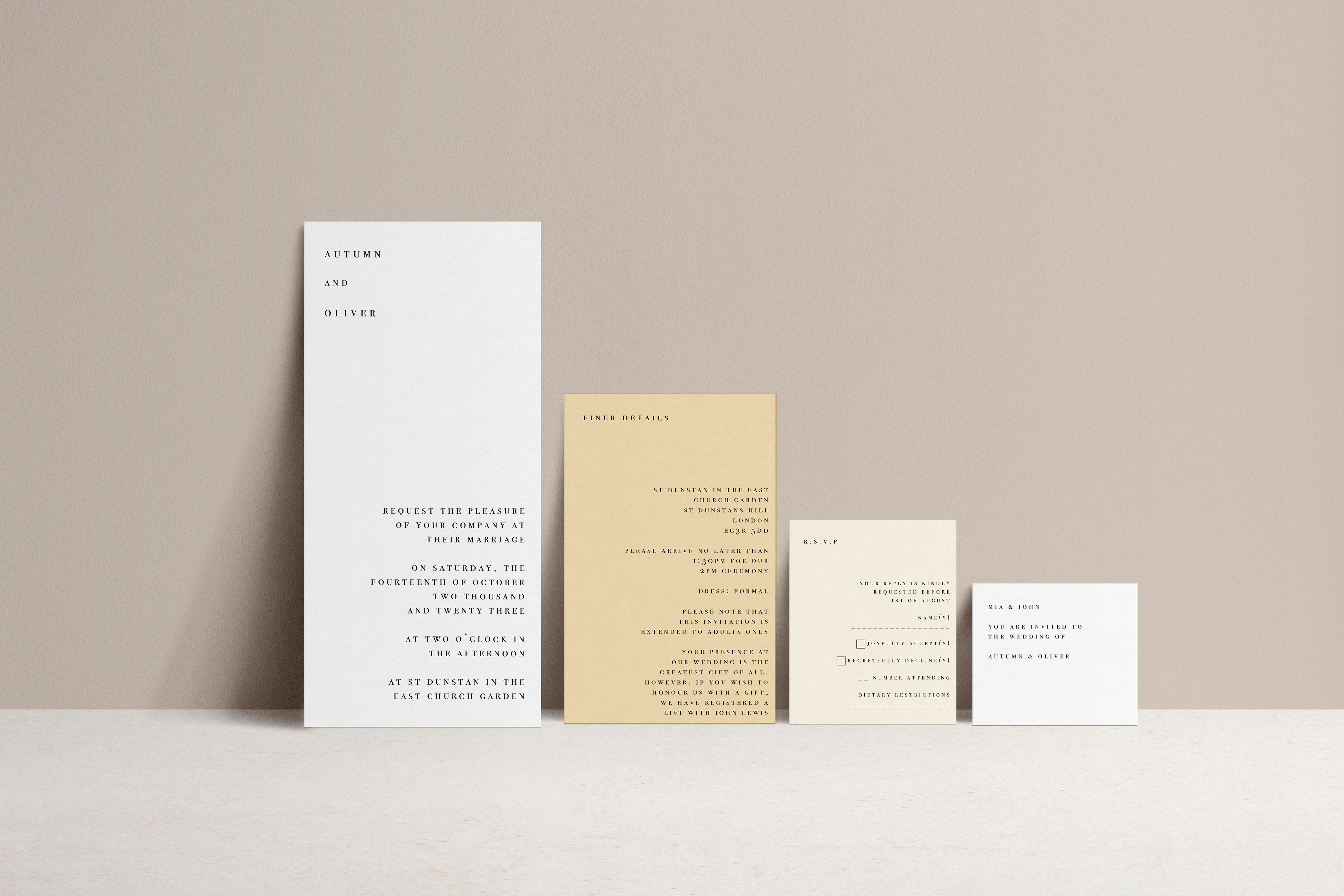 Autumn Invitation
