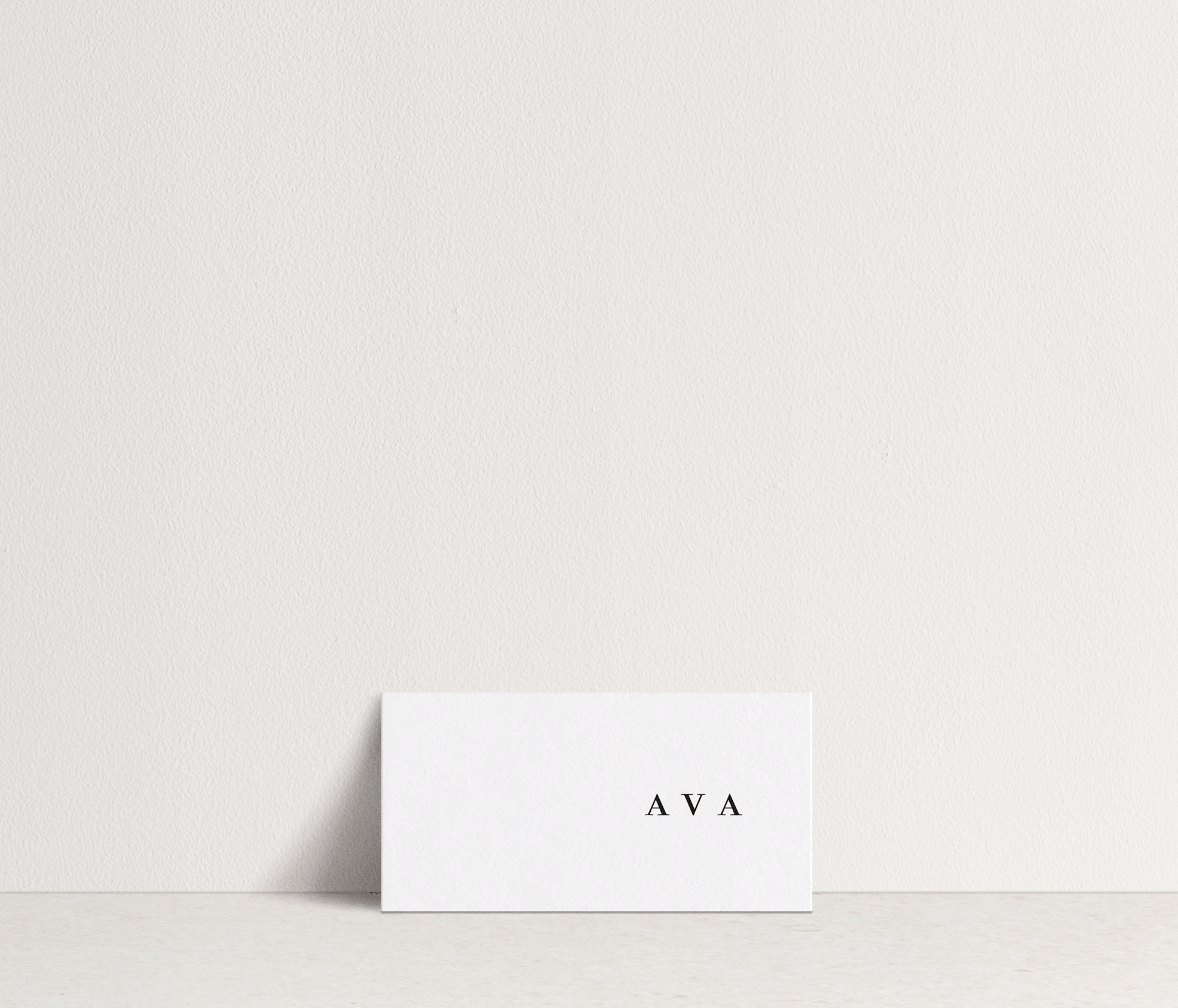 Autumn Name Card