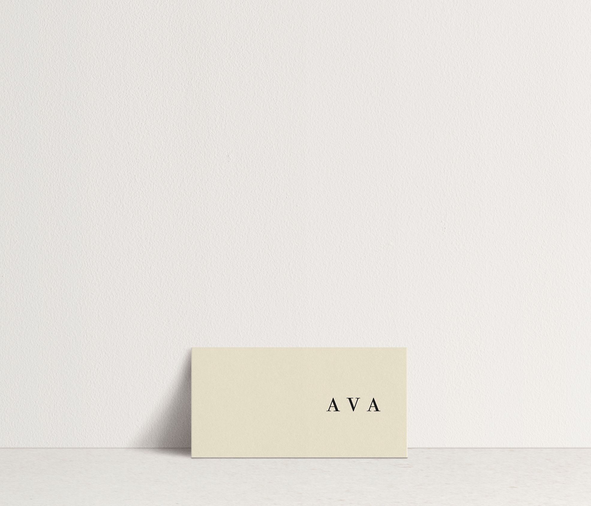 Autumn Name Card