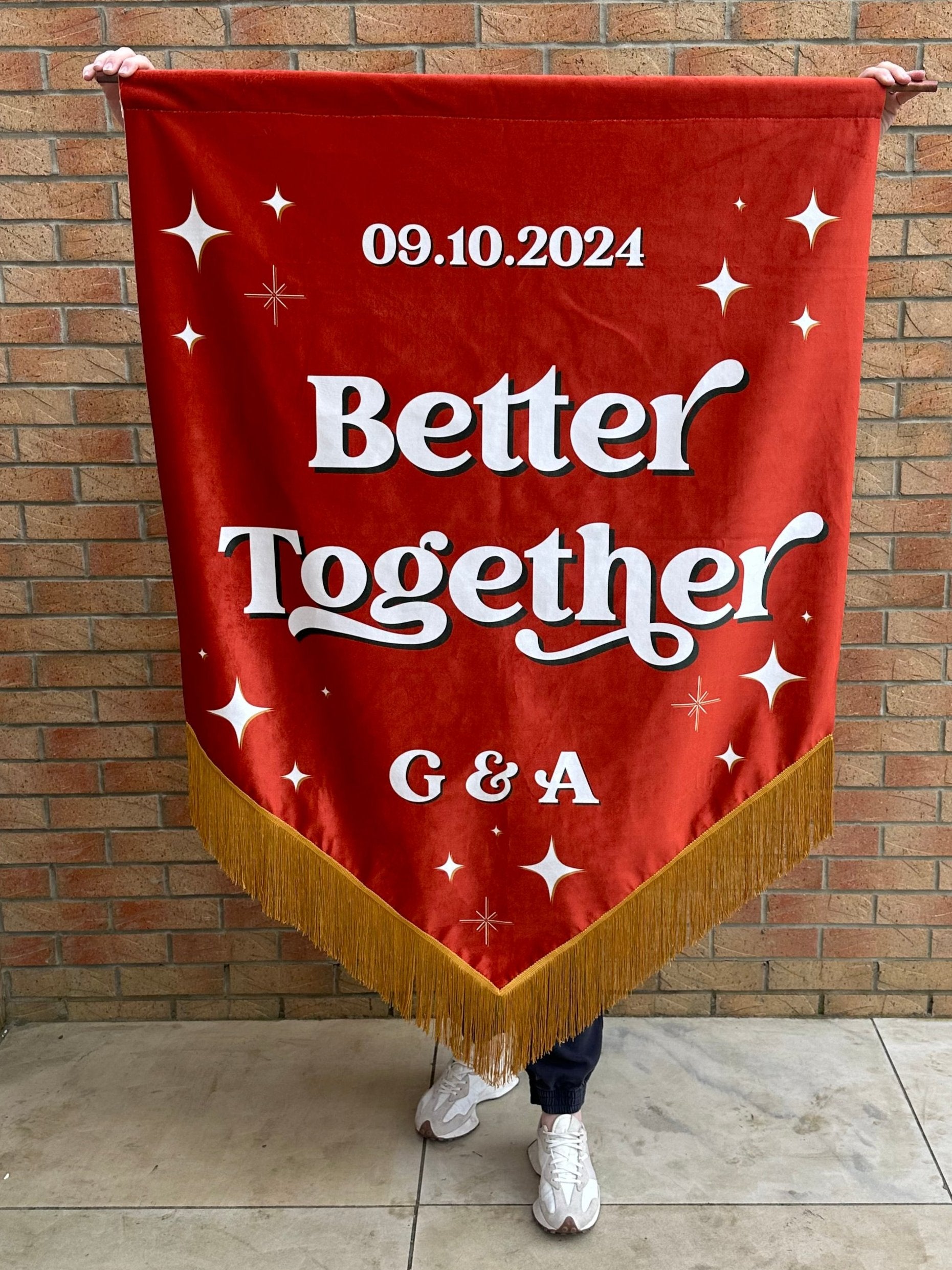 Custom velvet wedding banner, Personalized wedding decor, Luxury wedding banner, Velvet wedding sign, Elegant wedding decoration, Custom wedding signage, Velvet ceremony banner, Wedding name banner, Romantic wedding decor, Personalized wedding banner, Customized velvet sign, Wedding aisle banner, Sophisticated wedding decor, Premium velvet banner, Wedding reception sign.