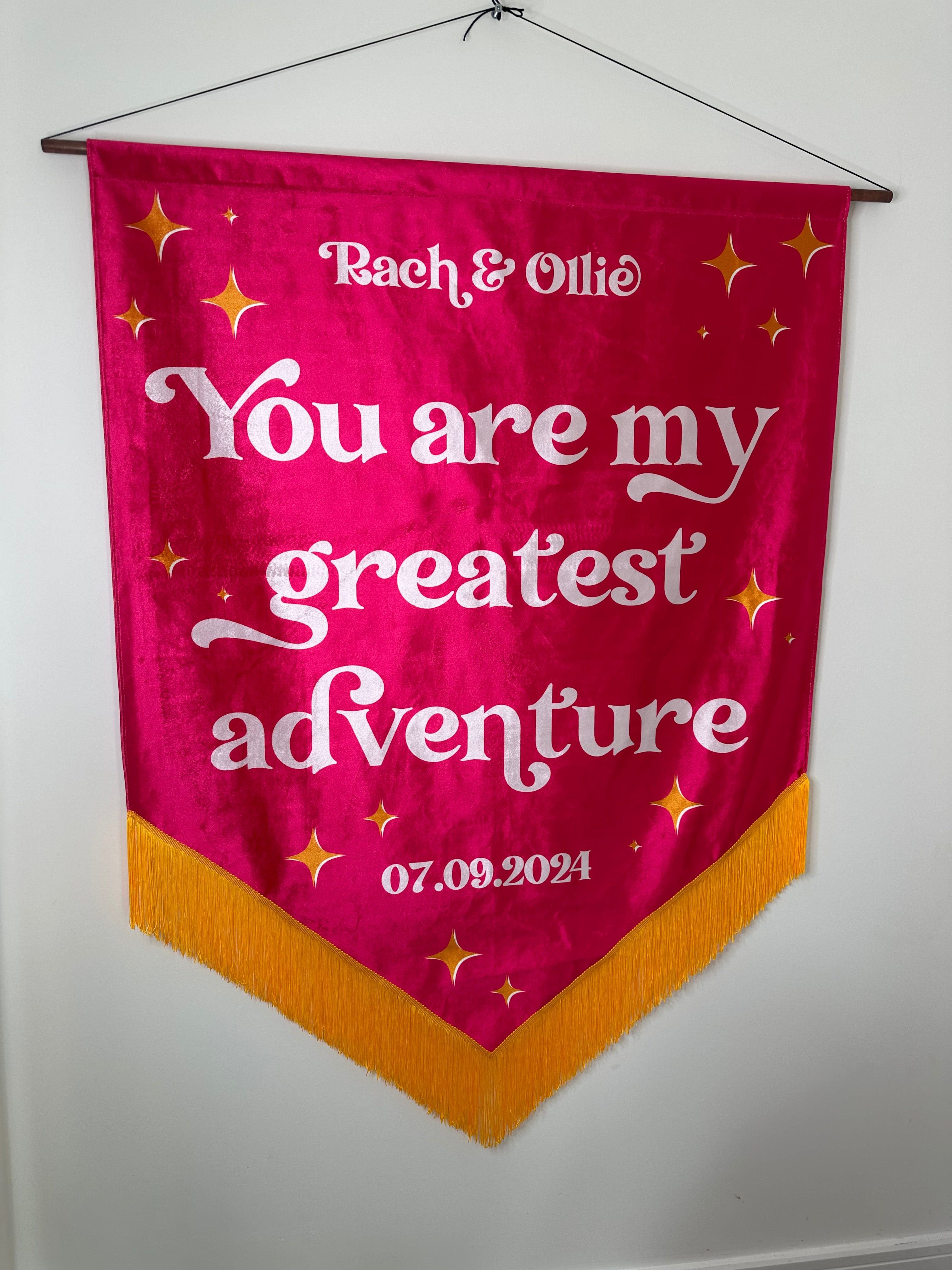 Custom velvet wedding banner, Personalized wedding decor, Luxury wedding banner, Velvet wedding sign, Elegant wedding decoration, Custom wedding signage, Velvet ceremony banner, Wedding name banner, Romantic wedding decor, Personalized wedding banner, Customized velvet sign, Wedding aisle banner, Sophisticated wedding decor, Premium velvet banner, Wedding reception sign.