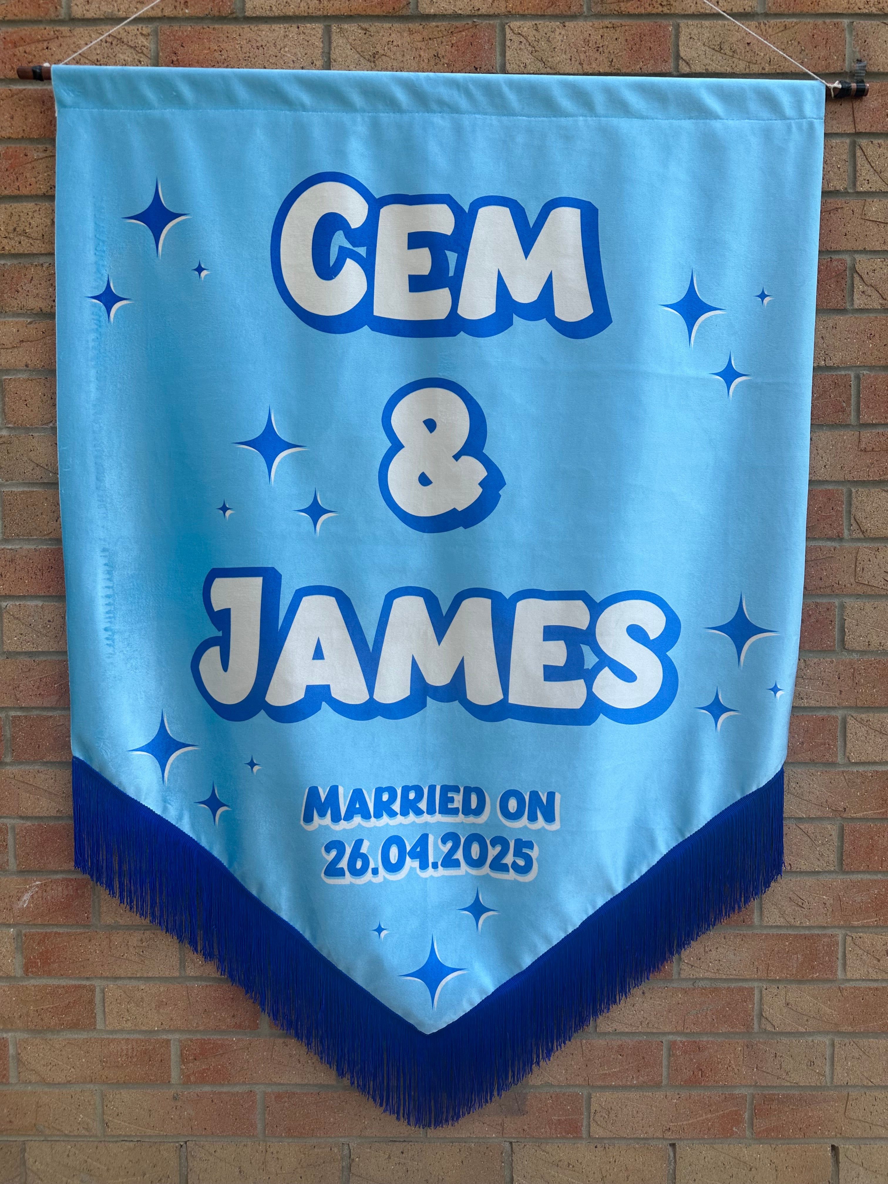 Custom velvet wedding banner, Personalized wedding decor, Luxury wedding banner, Velvet wedding sign, Elegant wedding decoration, Custom wedding signage, Velvet ceremony banner, Wedding name banner, Romantic wedding decor, Personalized wedding banner, Customized velvet sign, Wedding aisle banner, Sophisticated wedding decor, Premium velvet banner, Wedding reception sign.