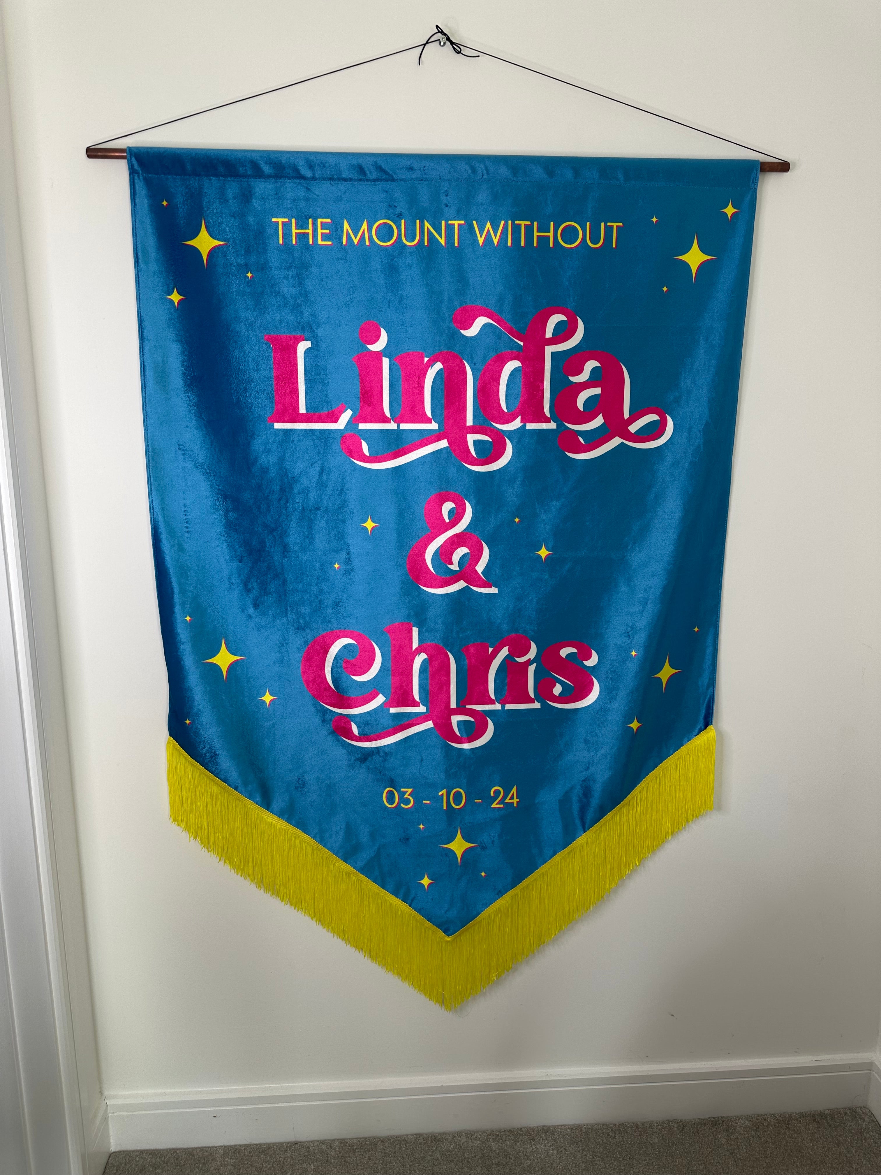 Custom velvet wedding banner, Personalized wedding decor, Luxury wedding banner, Velvet wedding sign, Elegant wedding decoration, Custom wedding signage, Velvet ceremony banner, Wedding name banner, Romantic wedding decor, Personalized wedding banner, Customized velvet sign, Wedding aisle banner, Sophisticated wedding decor, Premium velvet banner, Wedding reception sign.