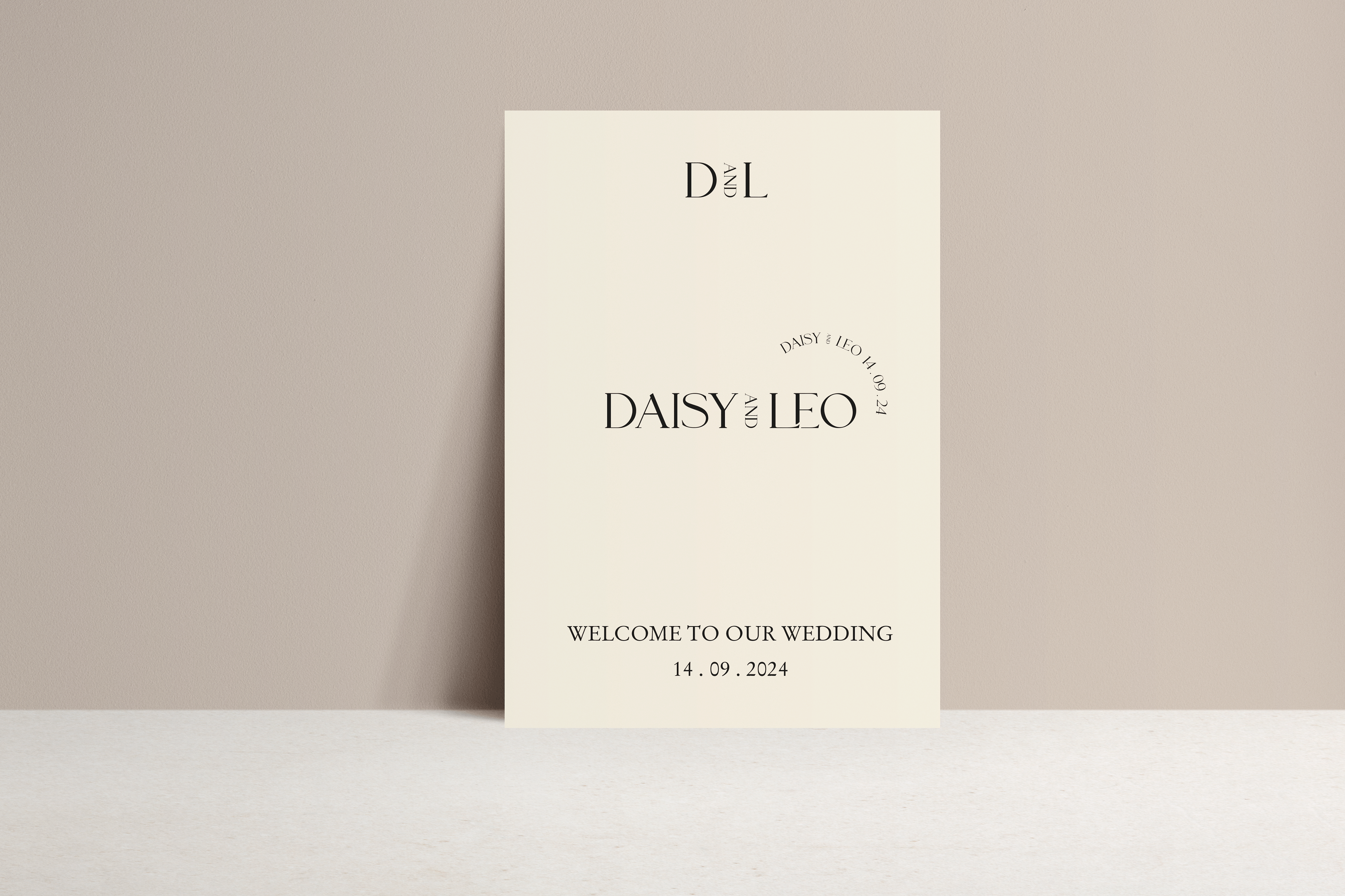 Daisy Welcome Sign