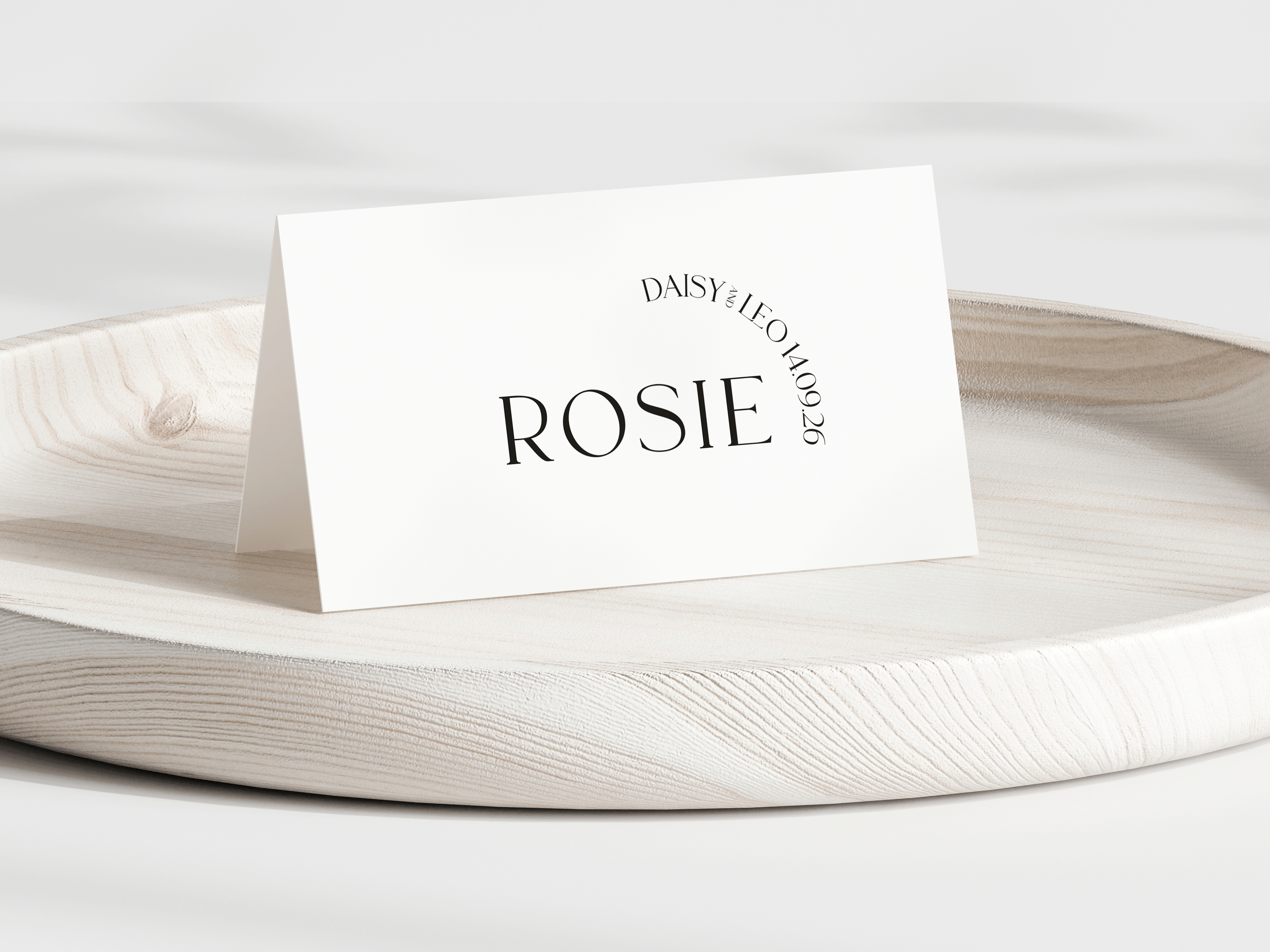 Daisy Name Card