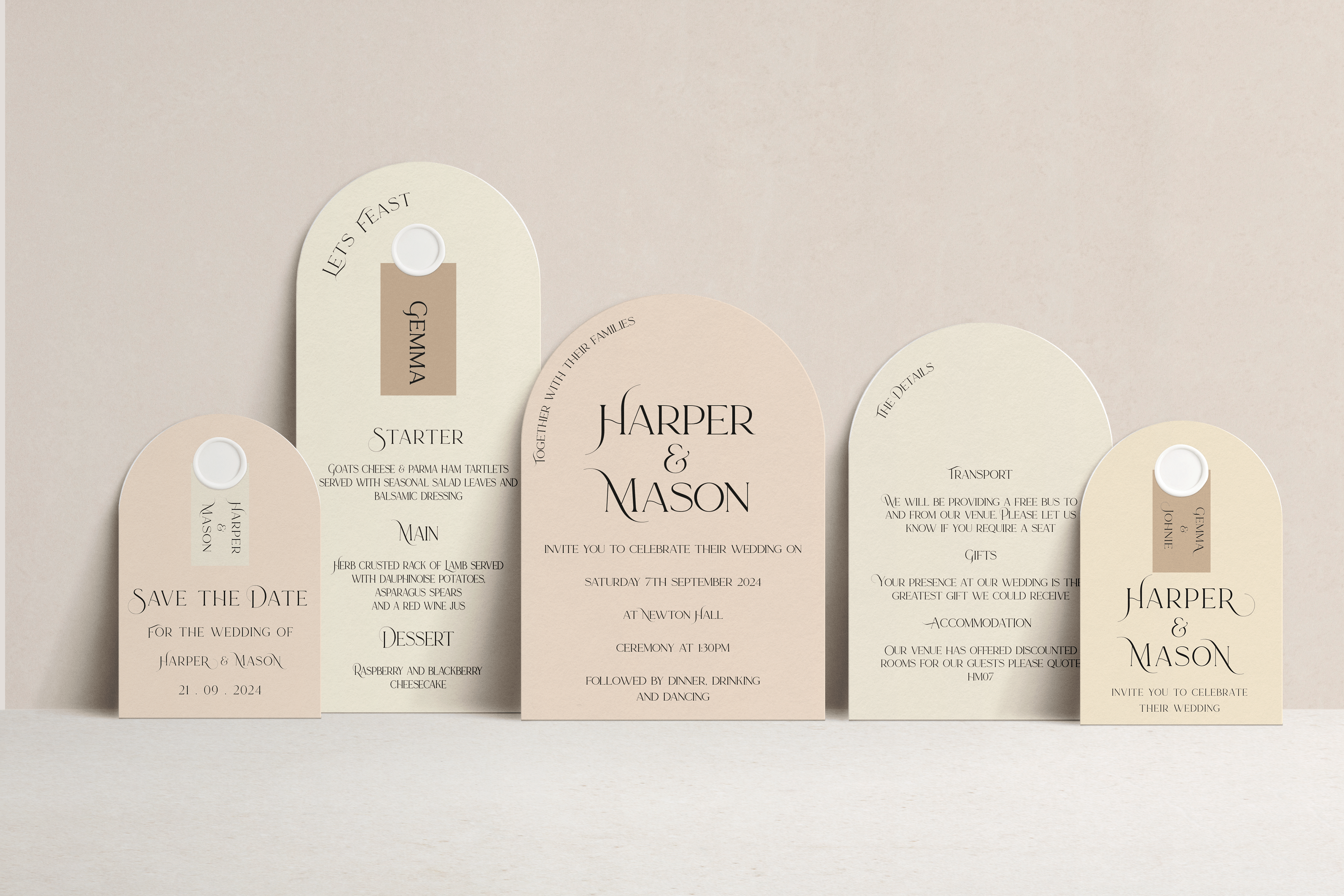 Harper Invitation Set