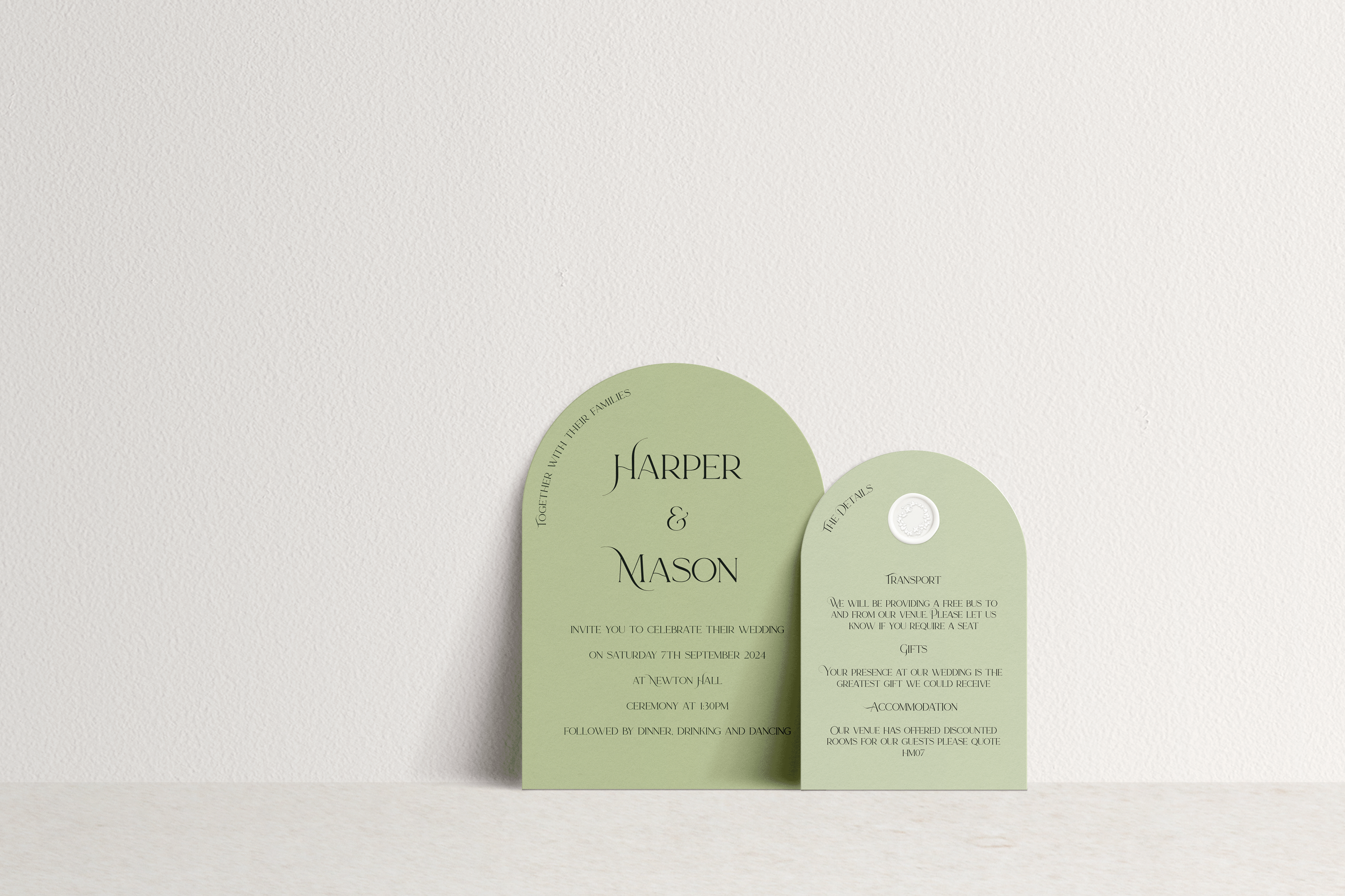 Harper Invitation 2 card