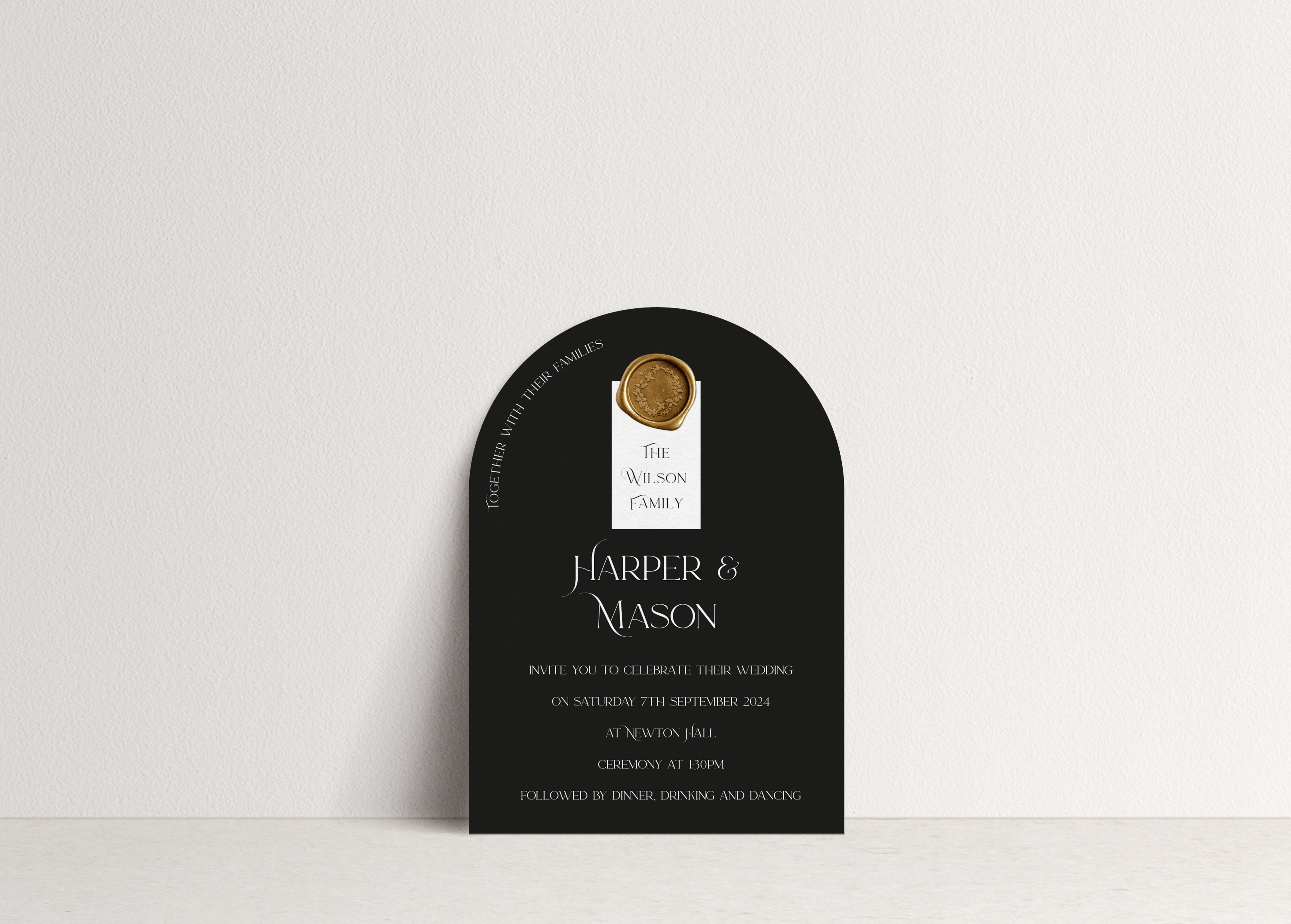 Harper Invitation ~ 1 card