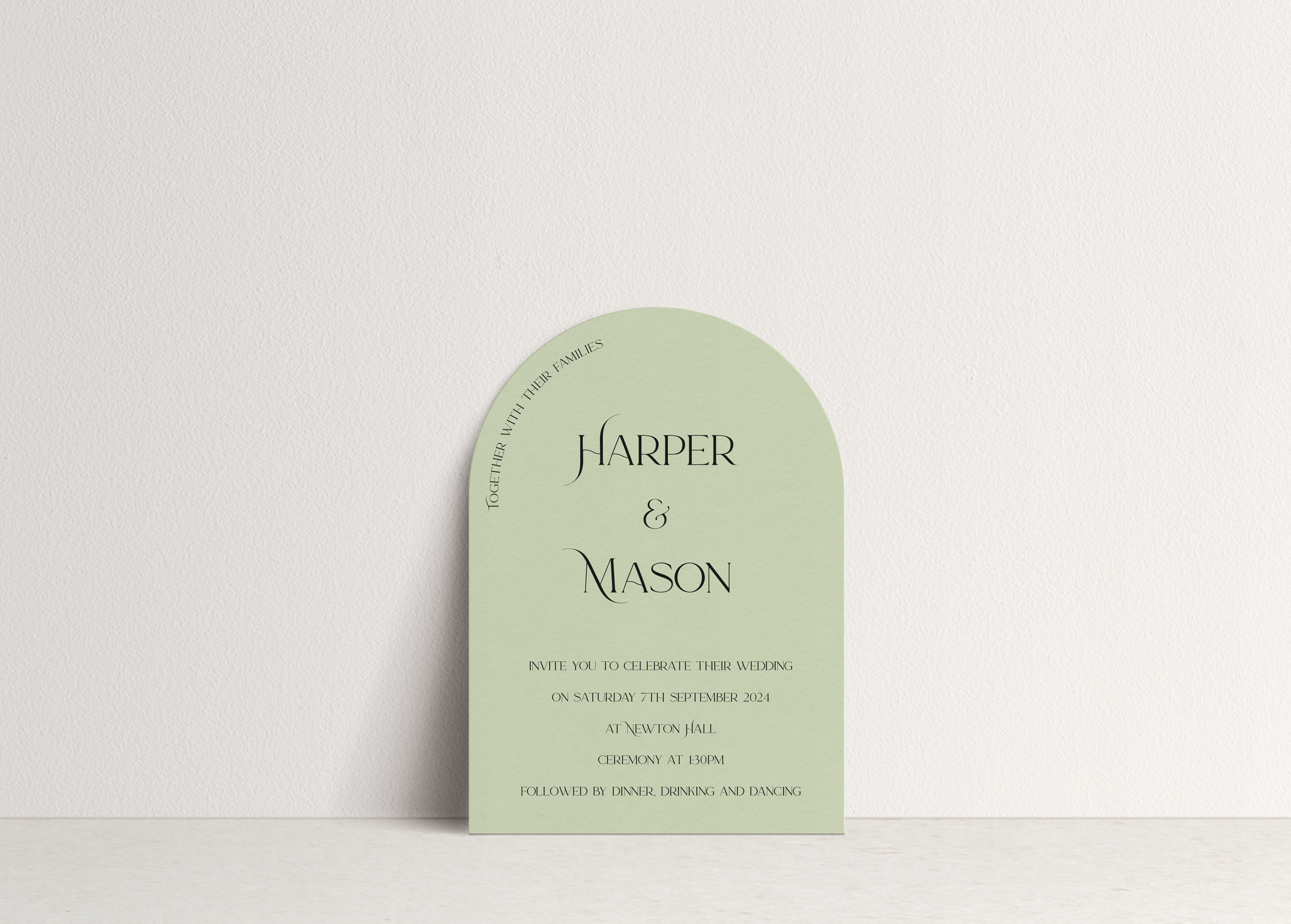 Harper Invitation ~ 1 card
