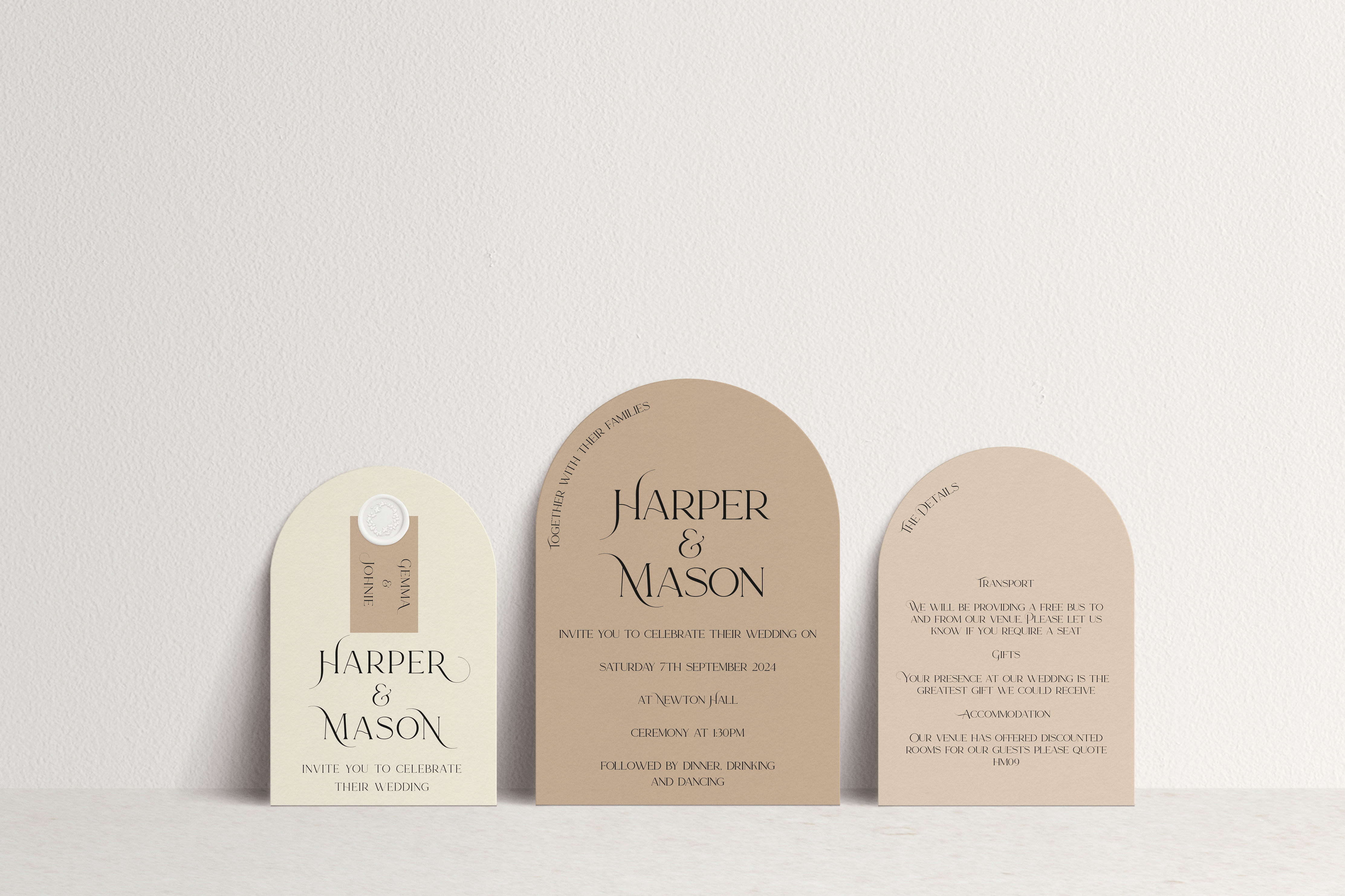 Harper Invitation 3 card