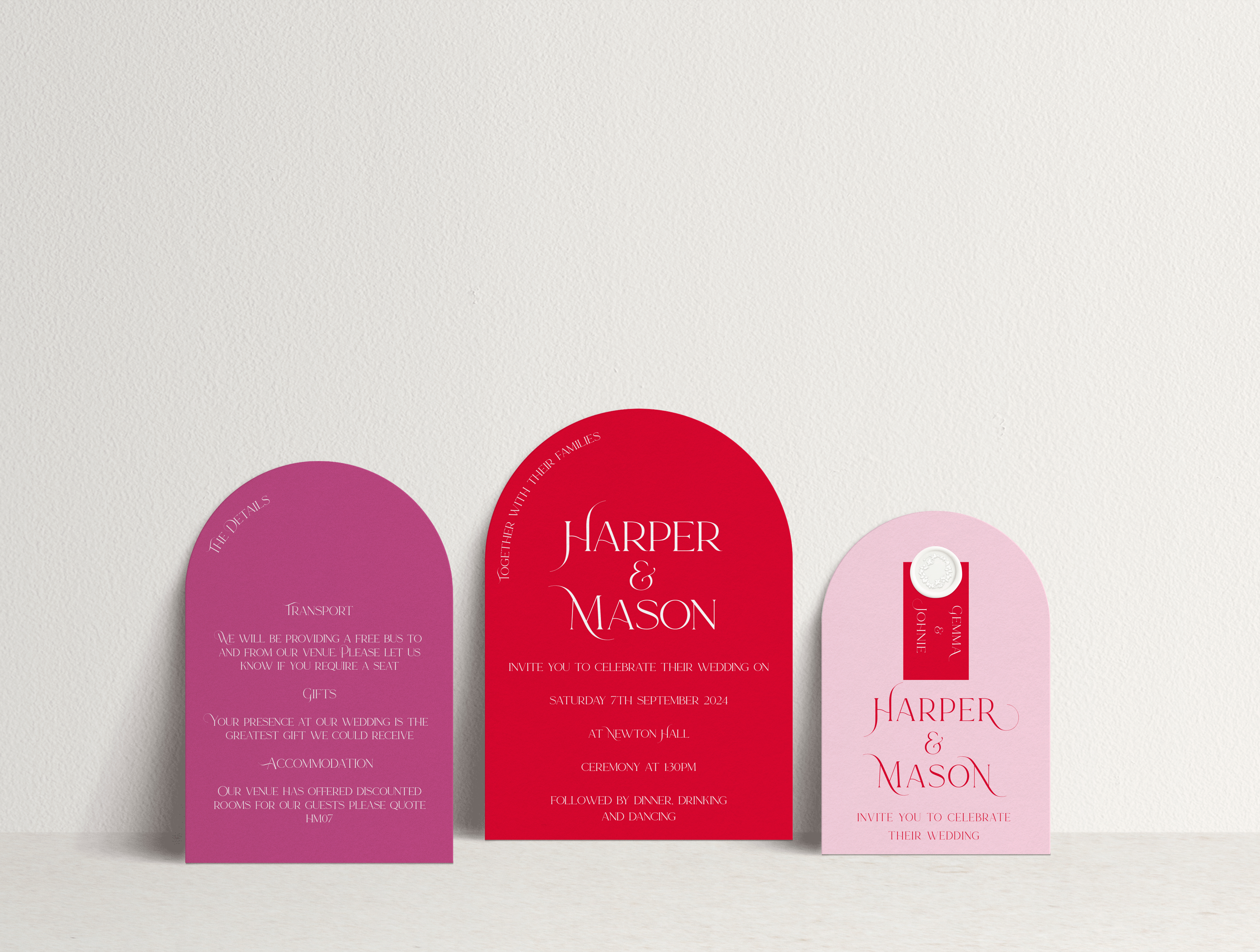 Harper Invitation 3 card