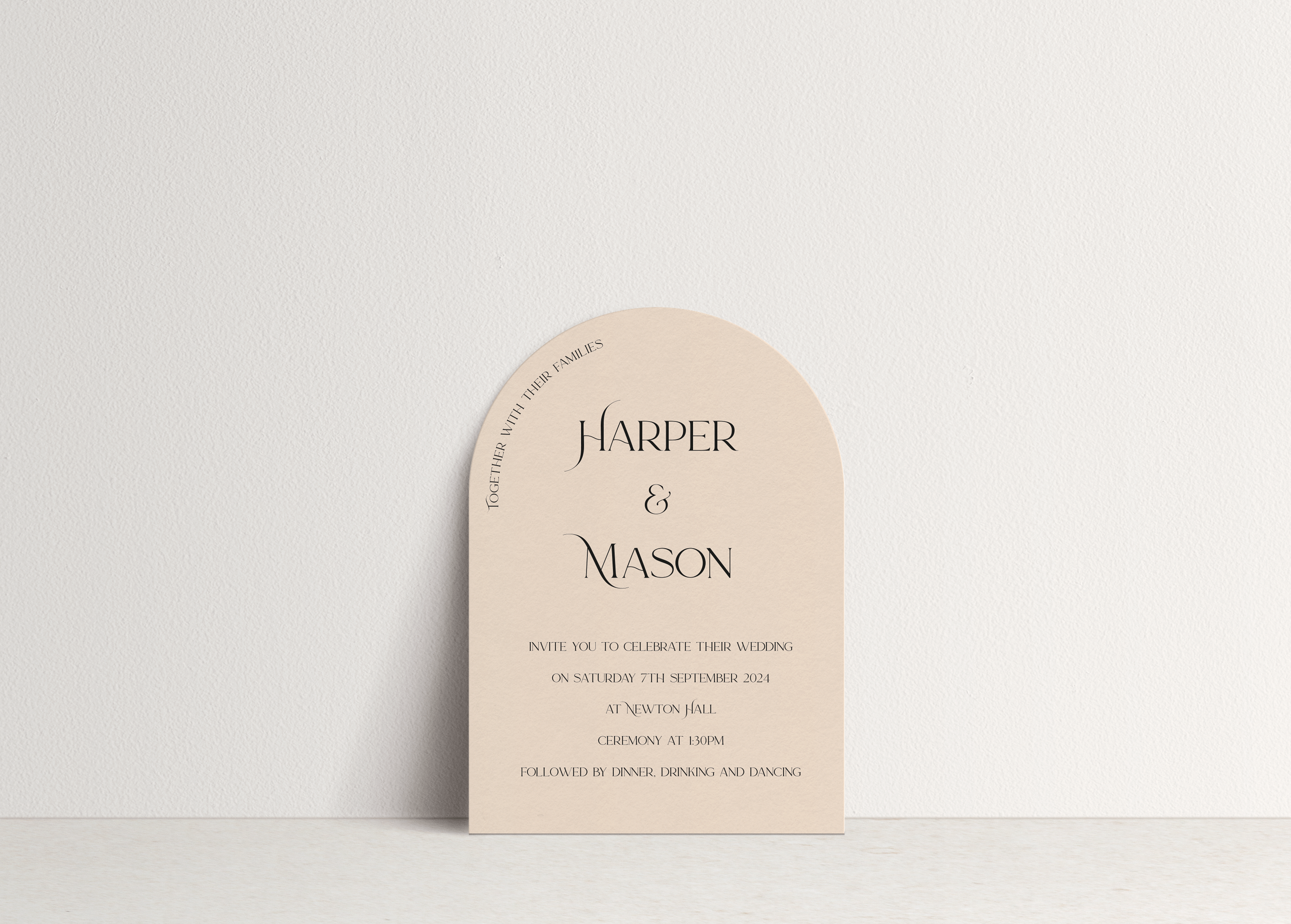 Harper Invitation ~ 1 card