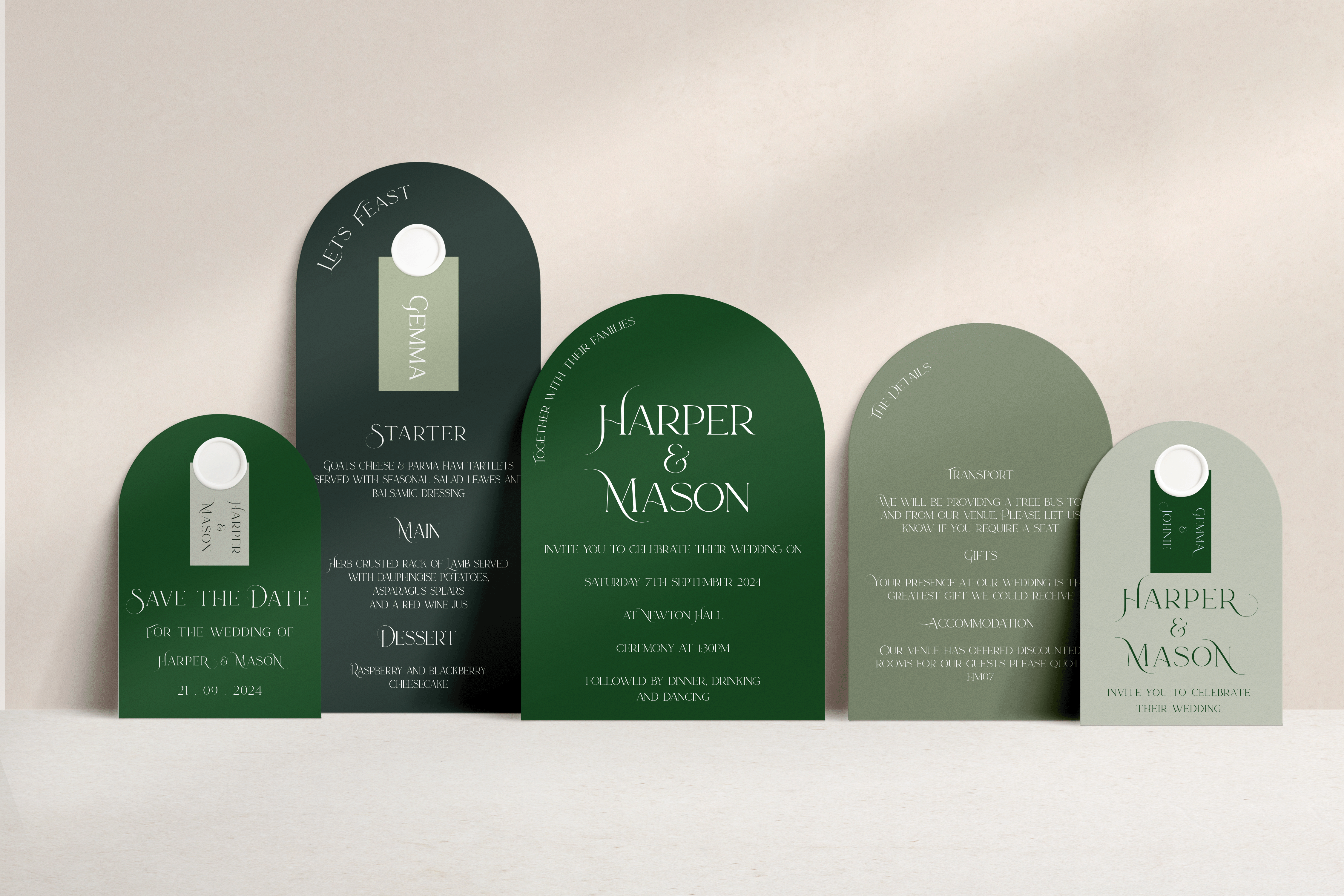 Harper Invitation Set