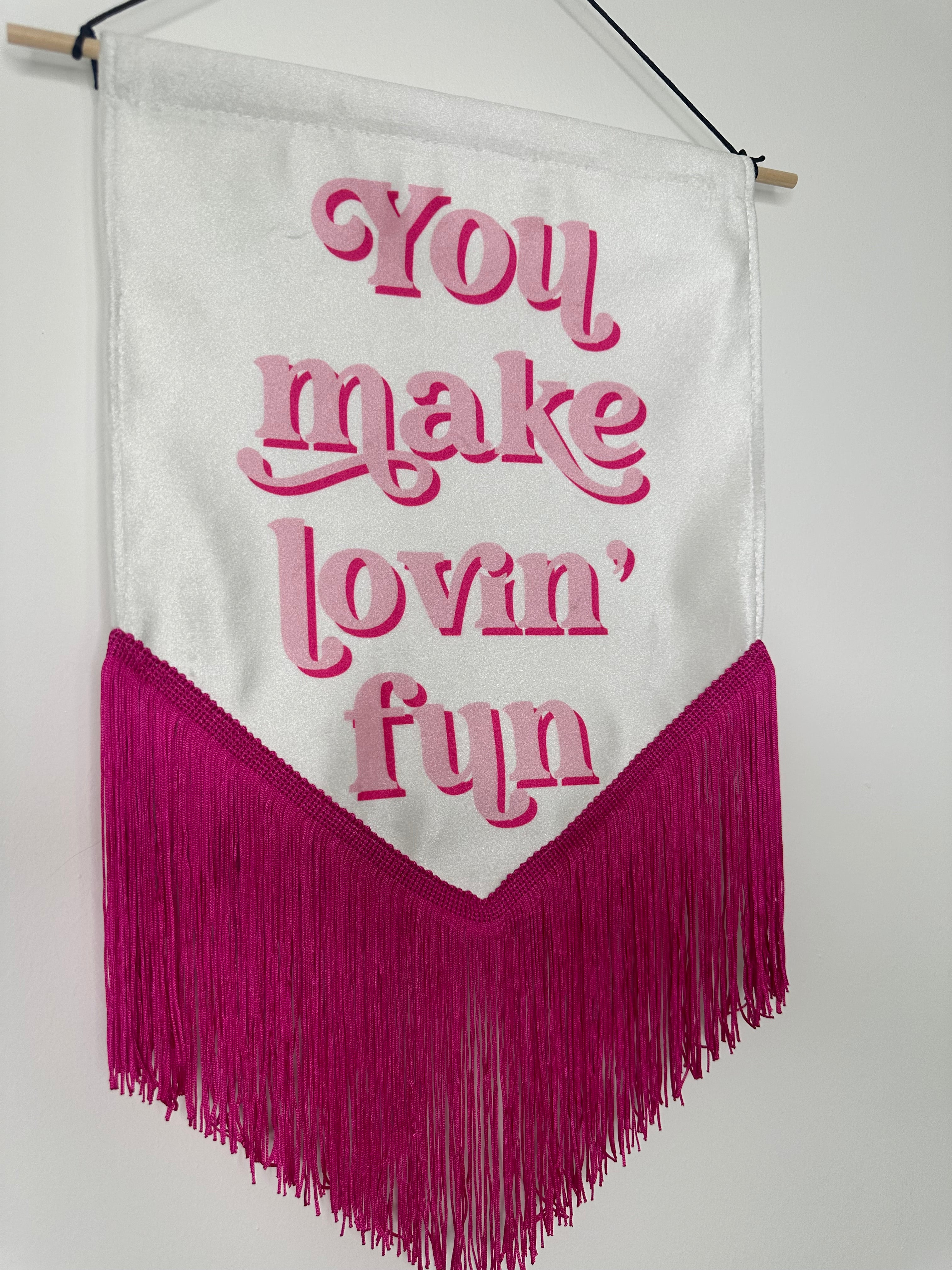 25cm x 30cm Velvet Banner Next Day Delivery