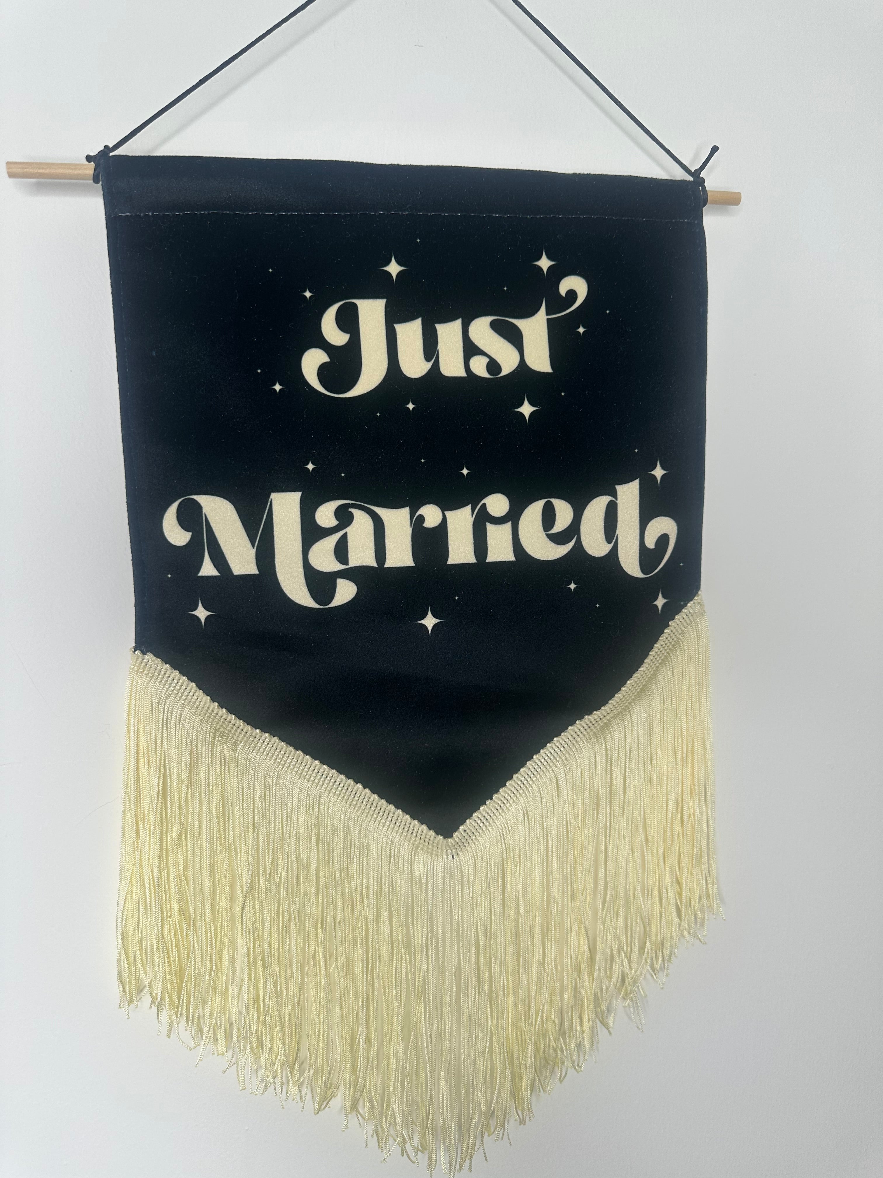 25cm x 30cm Velvet Banner Next Day Delivery