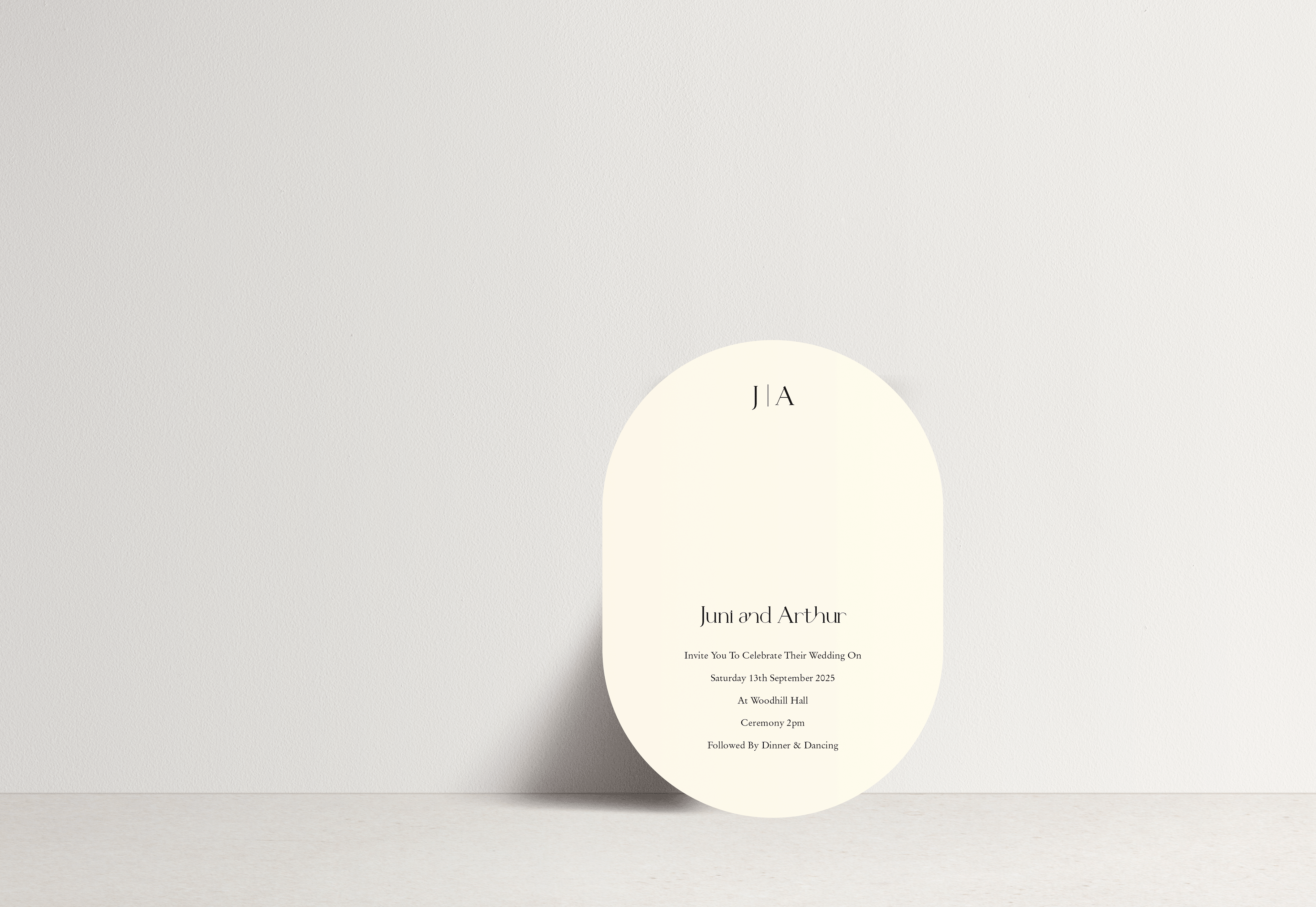 Juni Invitation ~ 1 card