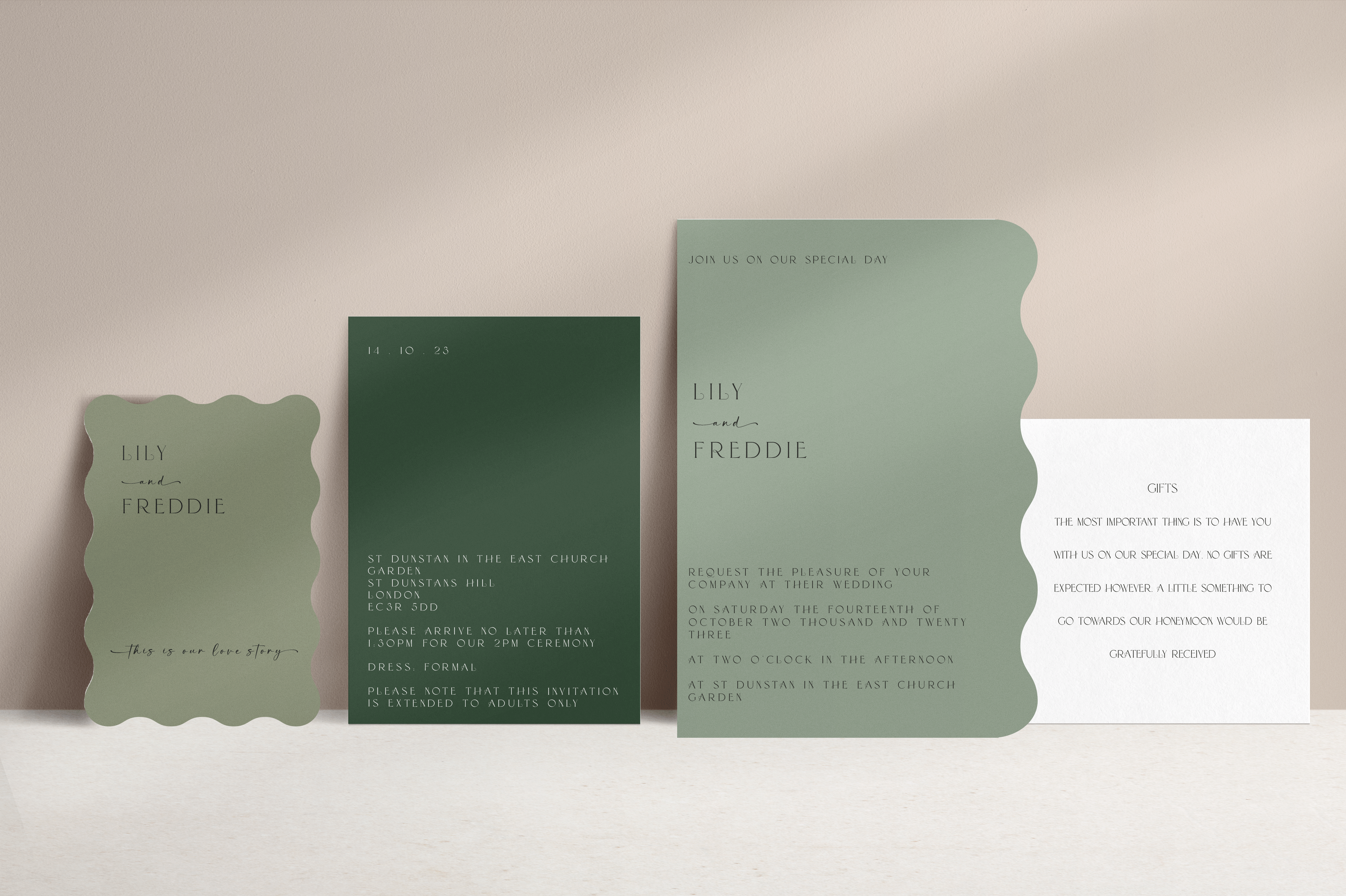 Lily Invitation