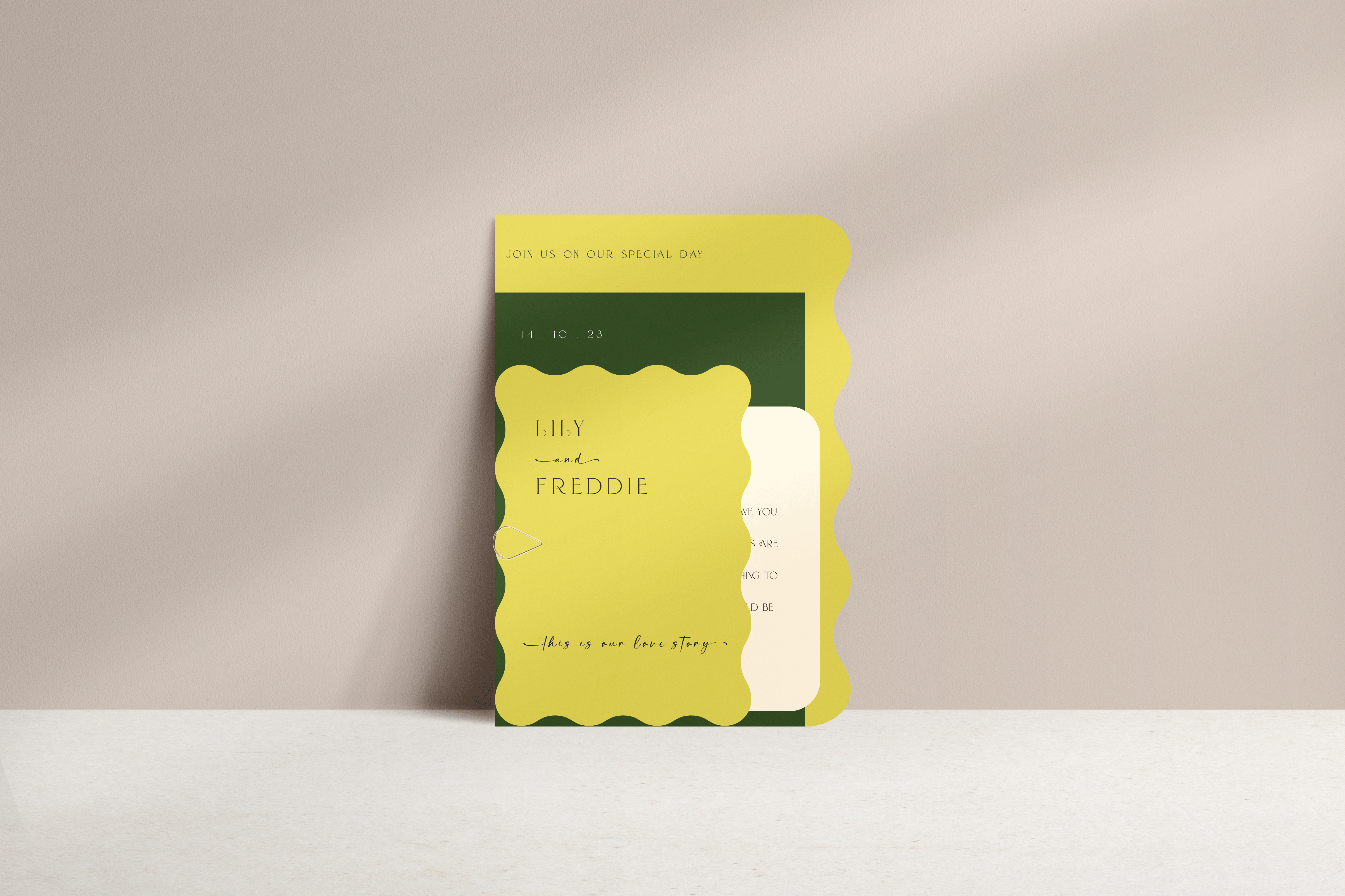 Lily Invitation