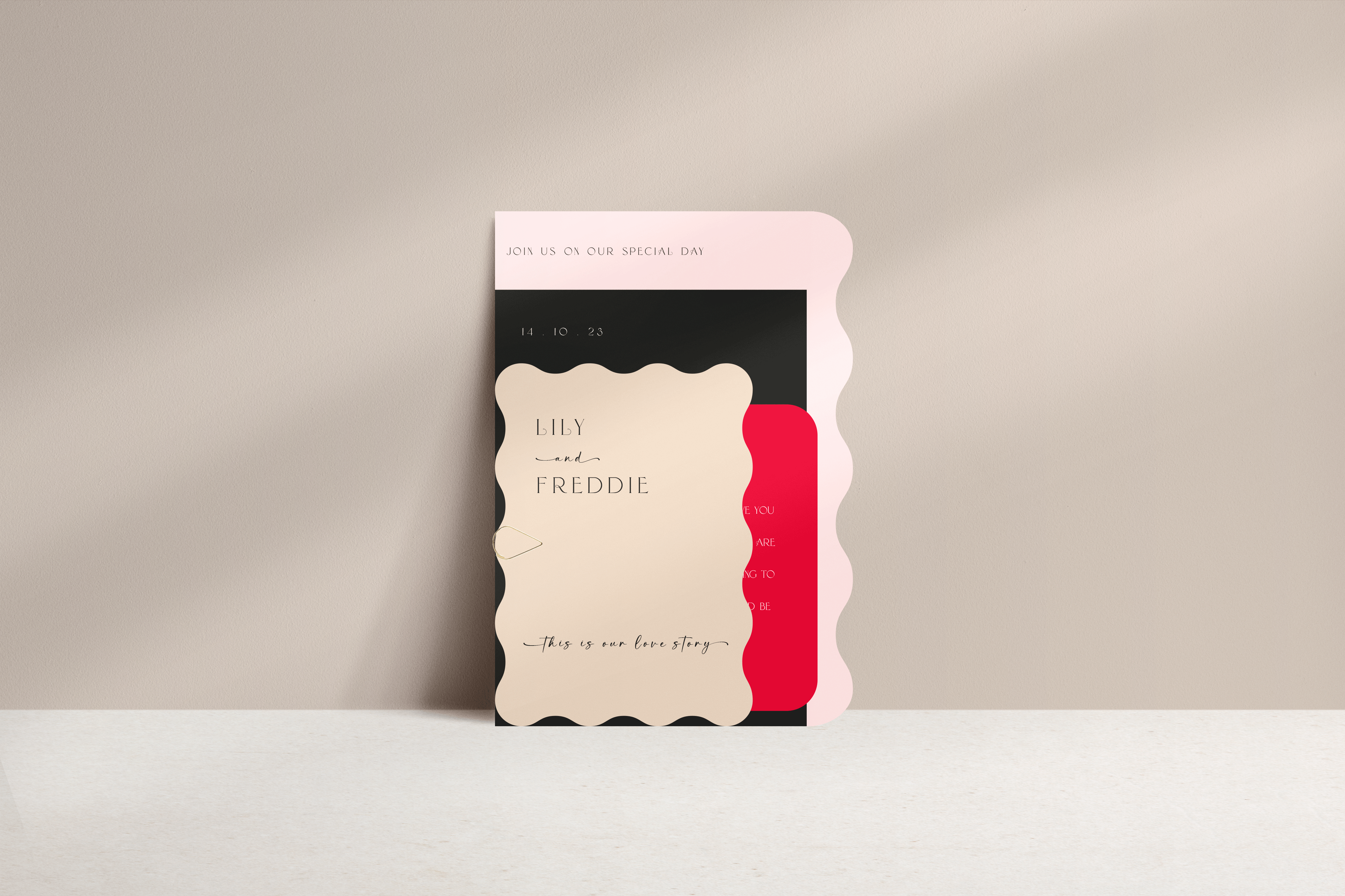 Lily Invitation