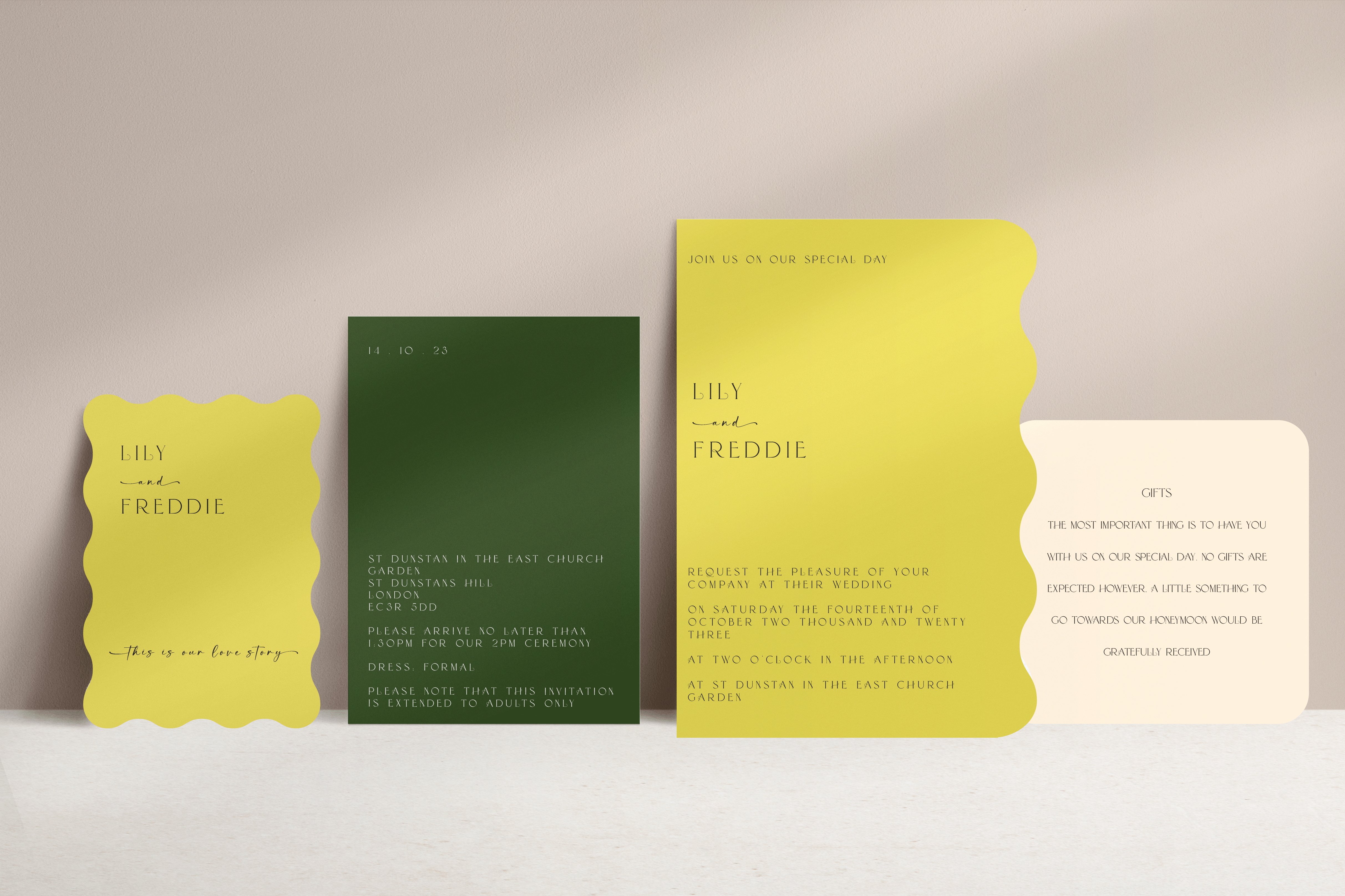 Lily Invitation