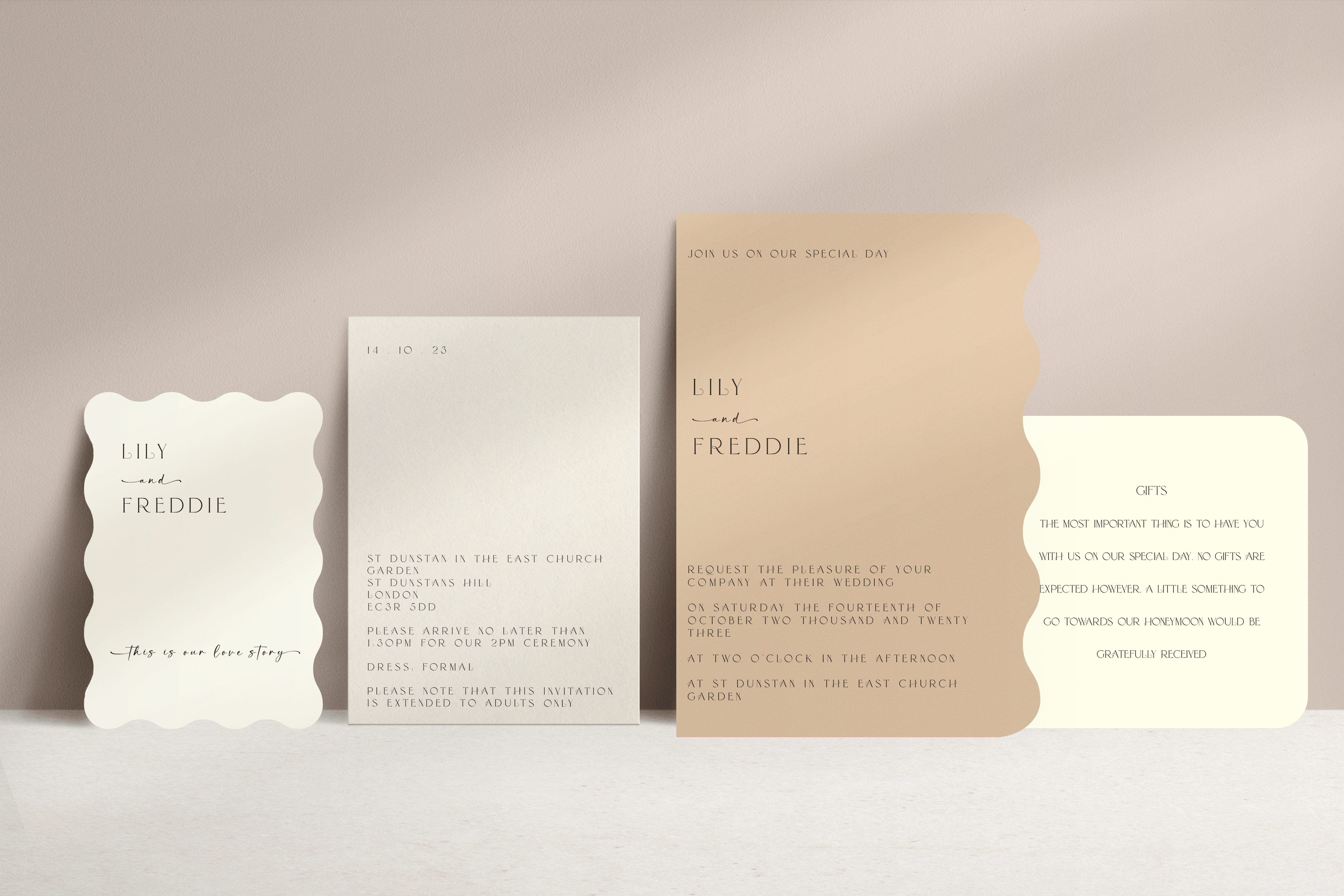 Lily Invitation