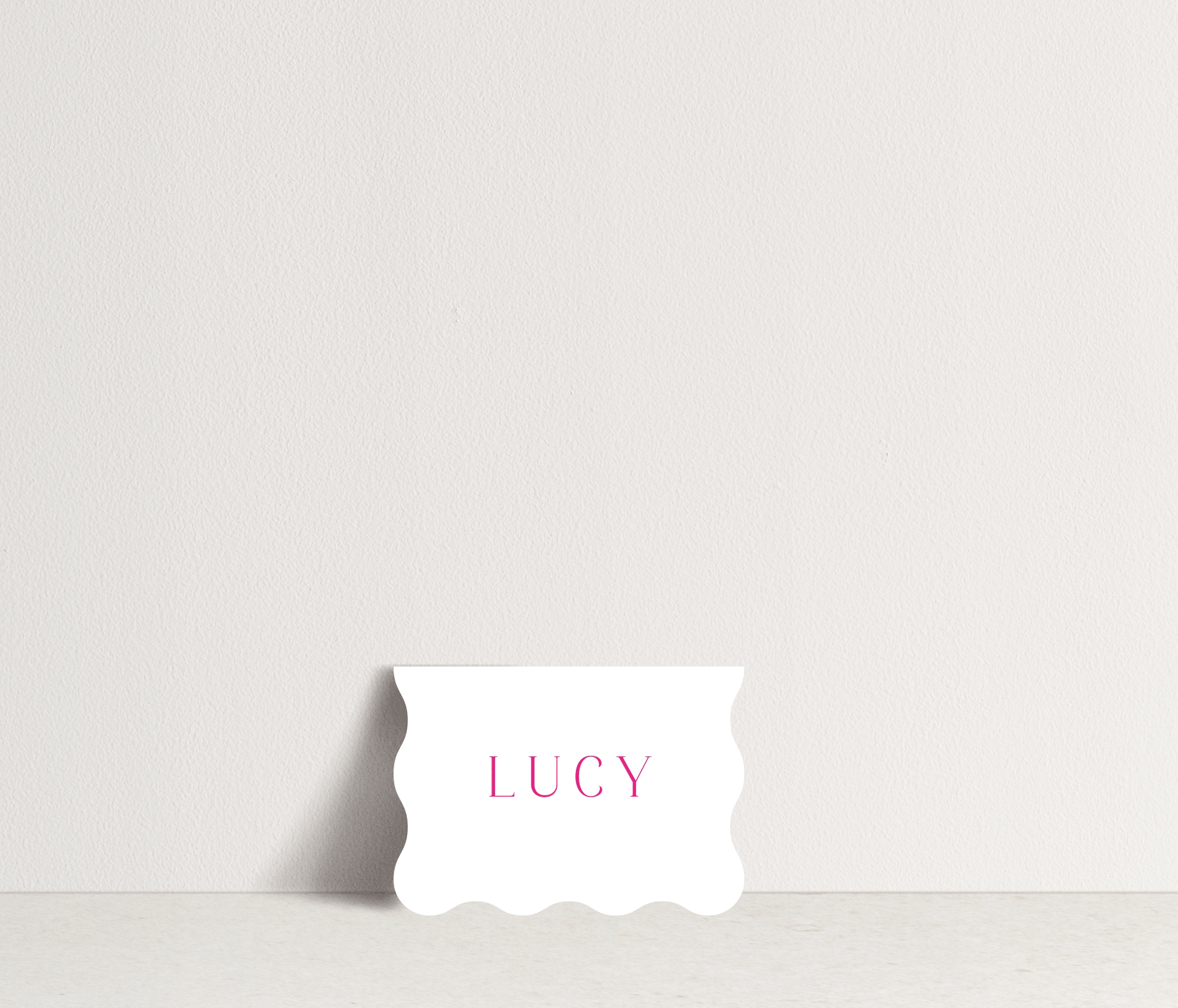 Lily Name Card