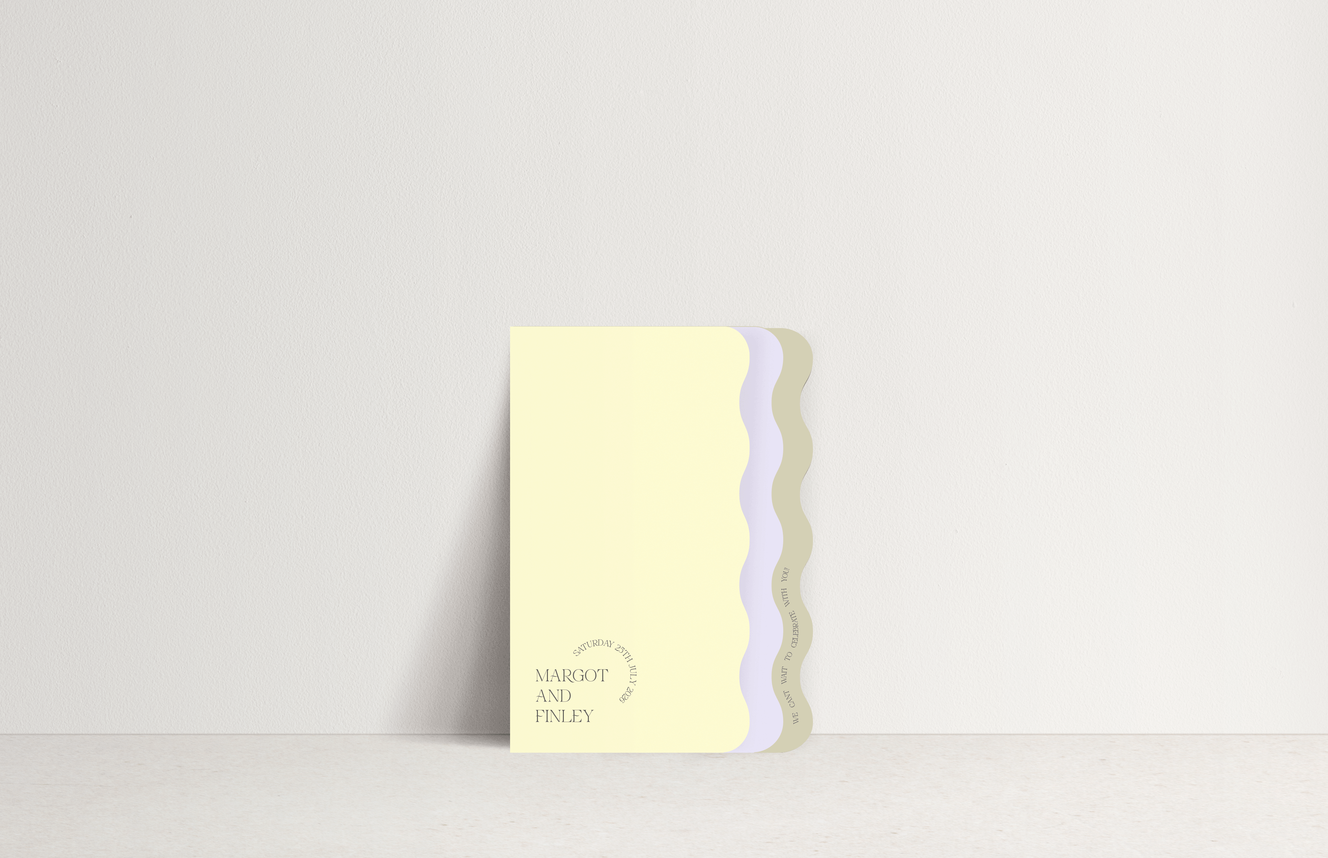 Margot Invitation - 3 card stacked