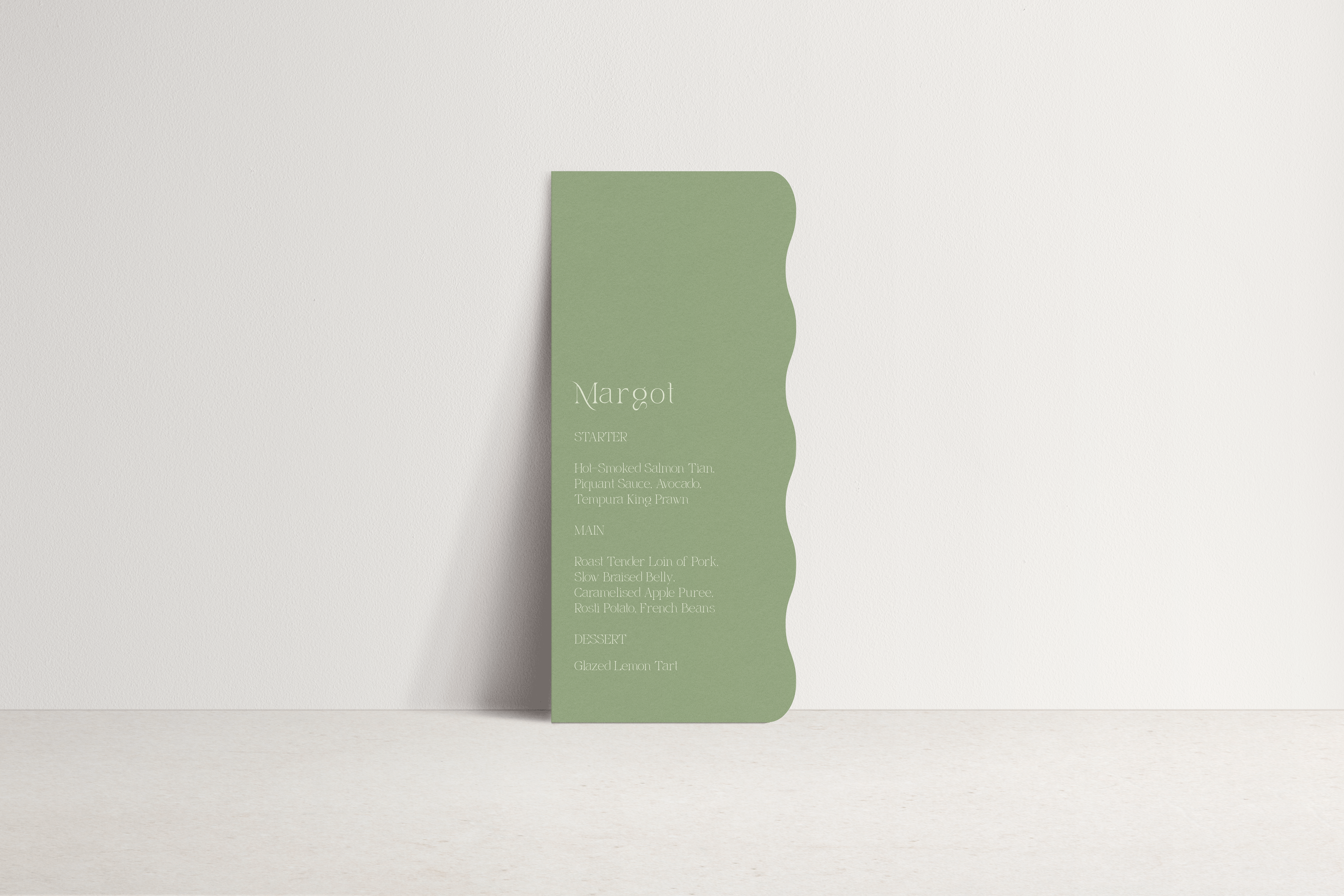 Margot Menu