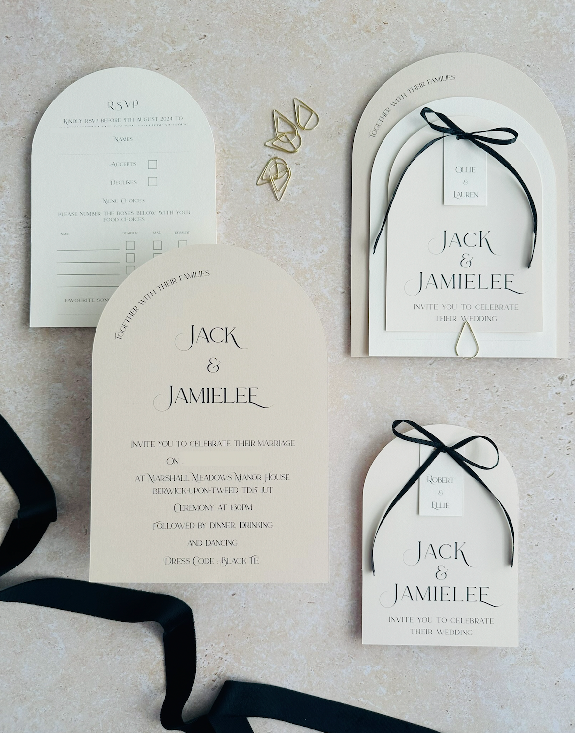 Harper Invitation 3 card