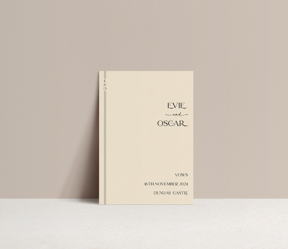 Evie Vow Book