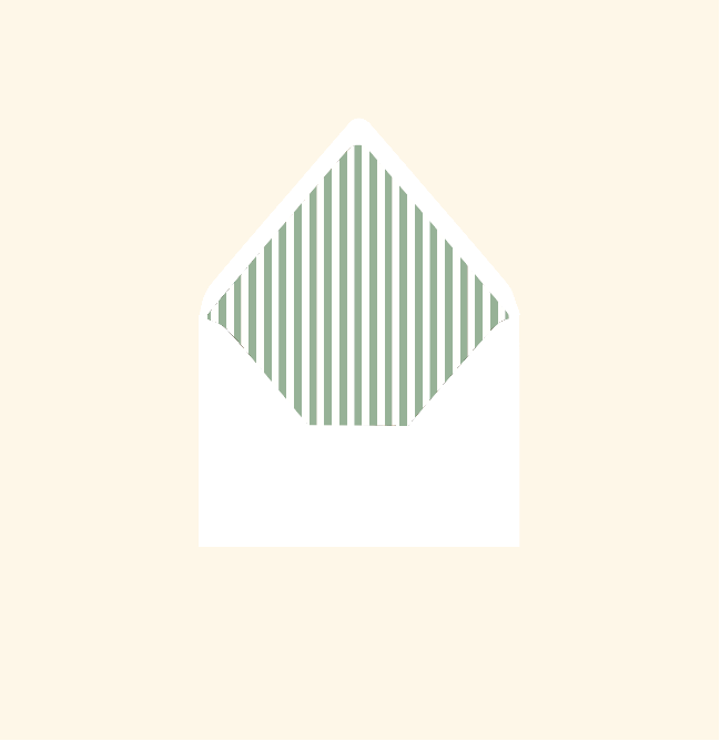 Envelope liner ~ Stripe