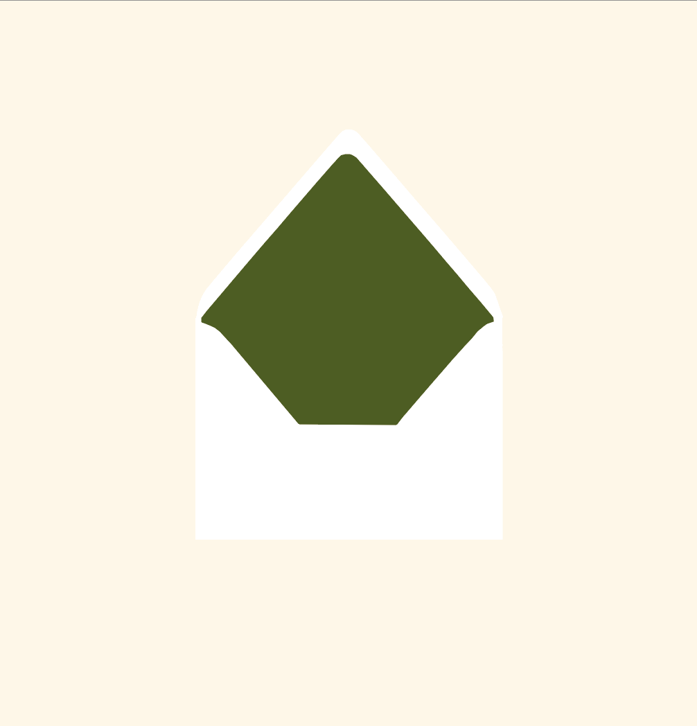 Envelope liner ~ Solid colour