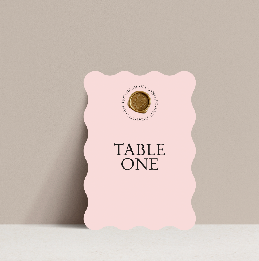 Daisy Table Number
