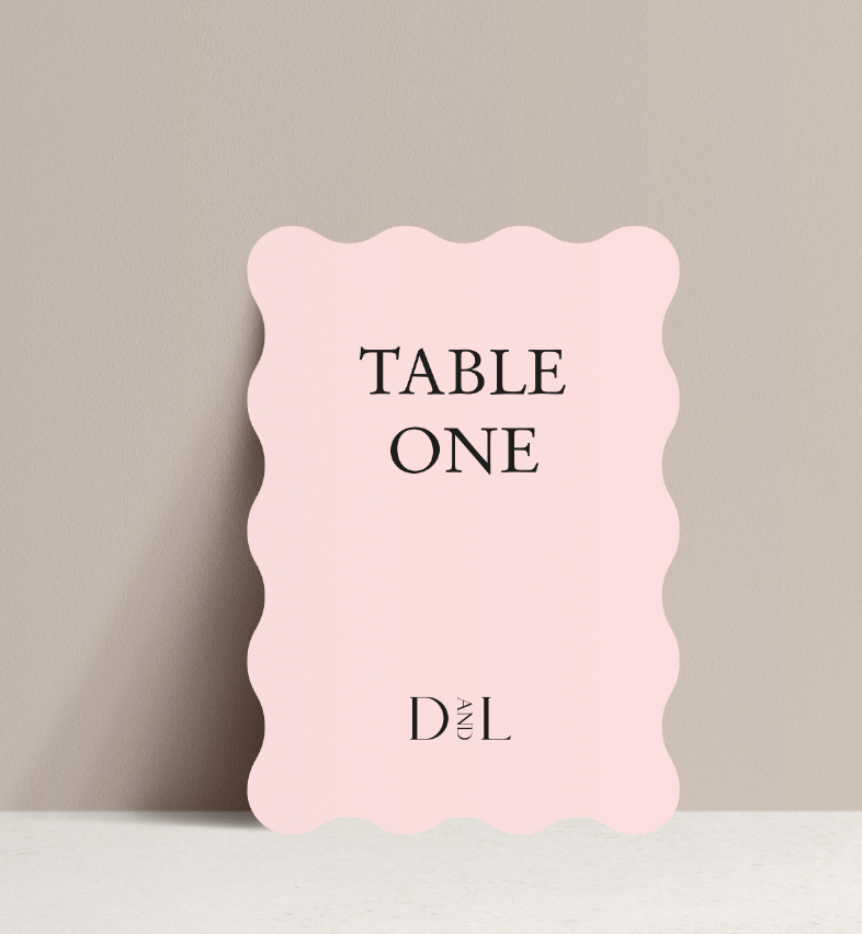 Daisy Table Number