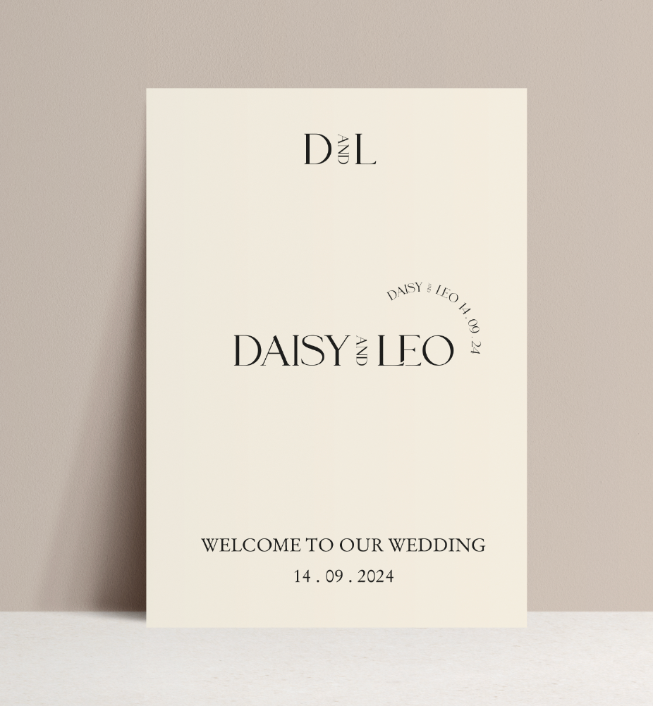 Daisy Welcome Sign