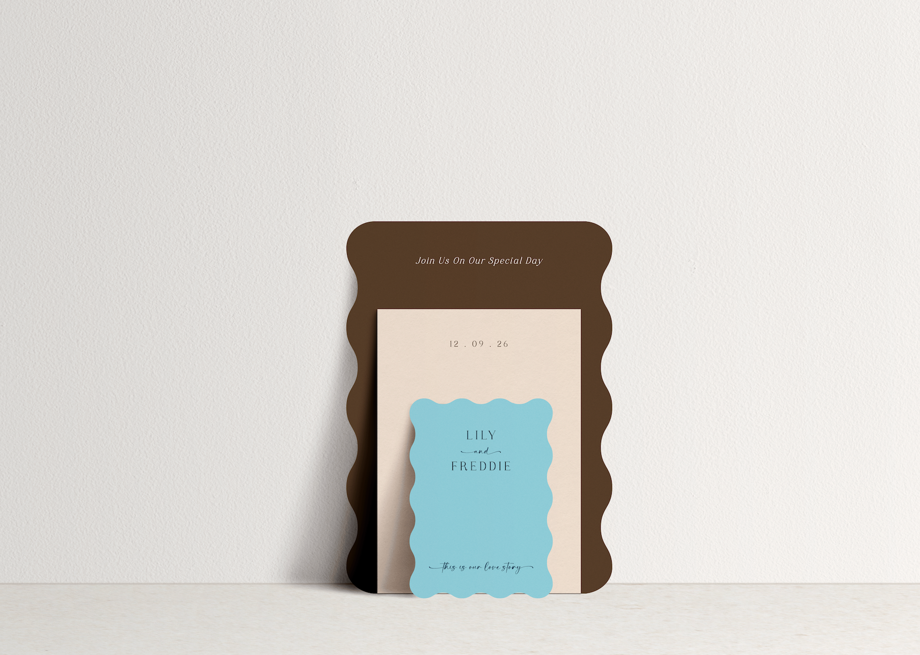 Lily Invitation - 3 card stack