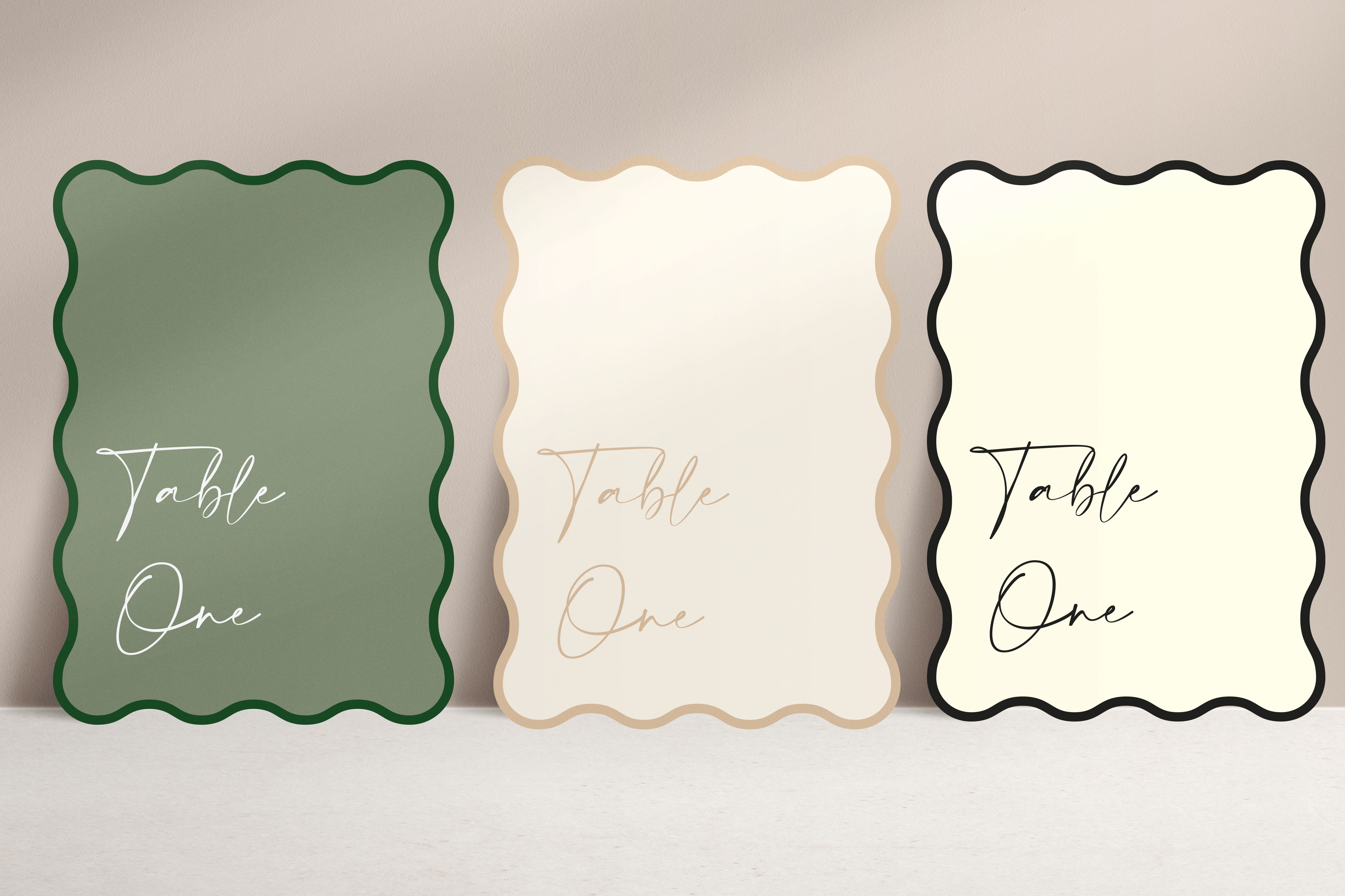 Sophie Table Number