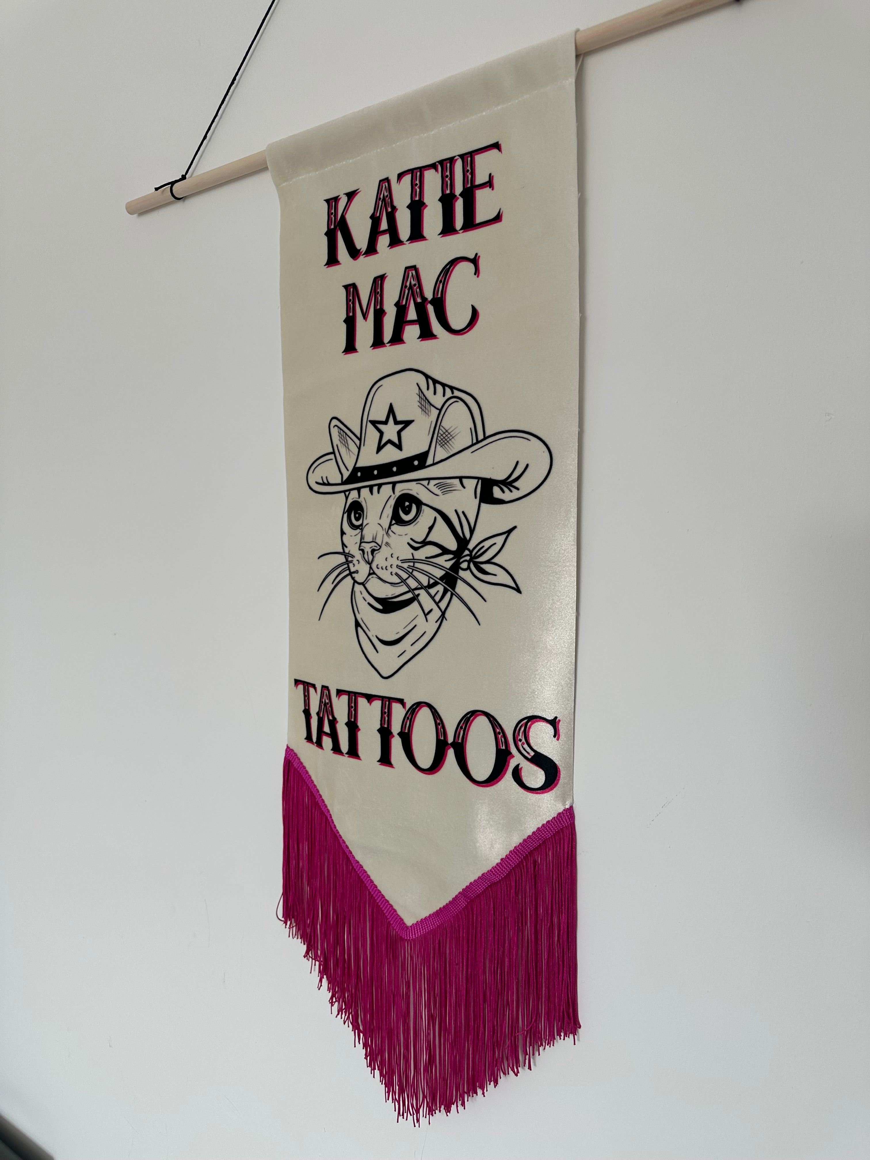 Velvet Tattoo Studio Banner. Tattoo Studio Banner. Tattoo Sign. Tattoo Artist Banner. Tattoo Shop Sign