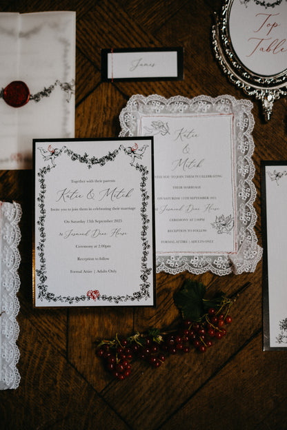 Rosie Invitation ~ 1 card