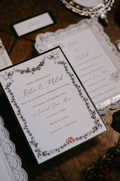 Rosie Invitation ~ 1 card