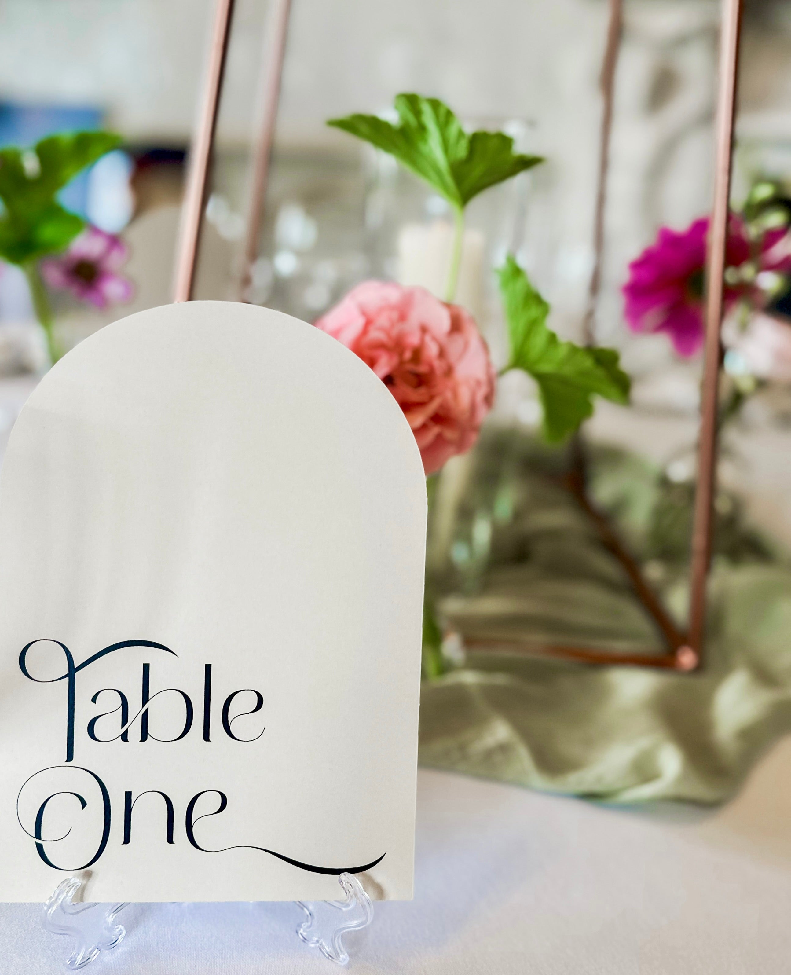 Arch table number