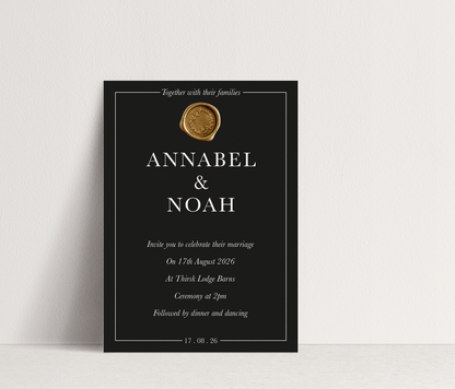 Annabel Invitation ~ 1 card