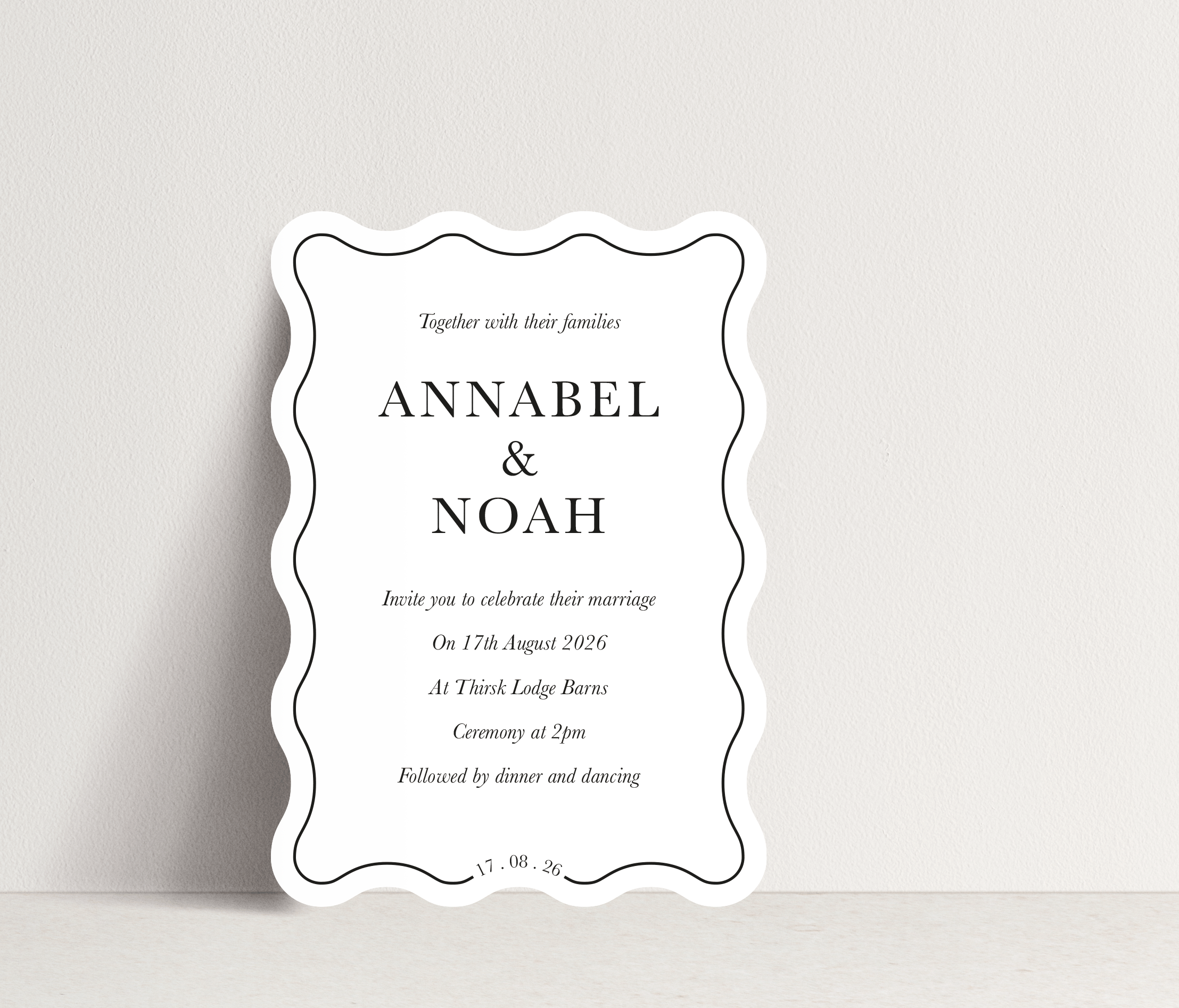 Annabel Invitation ~ 1 card