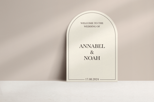 Annabel Welcome Sign