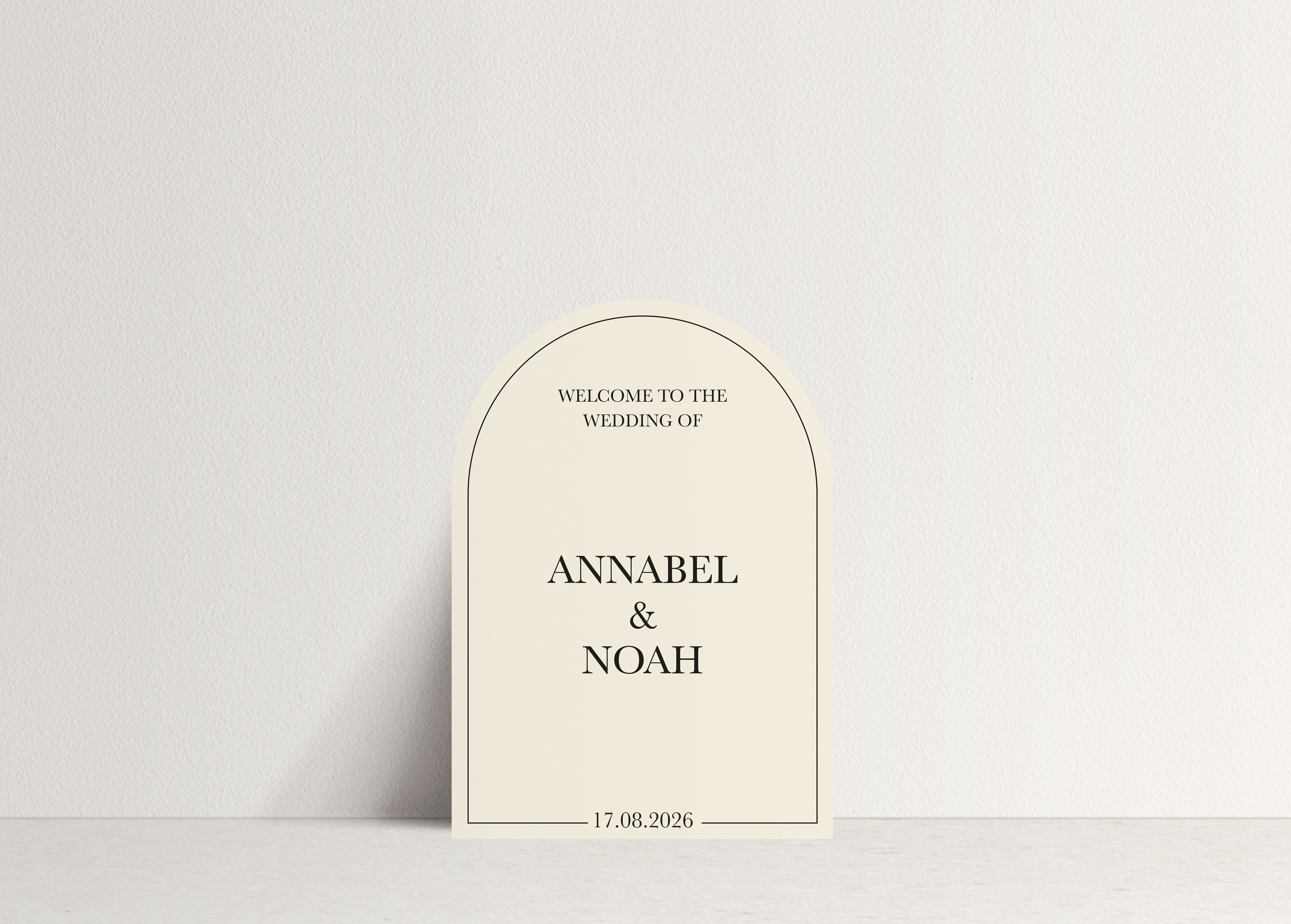 Annabel Welcome Sign